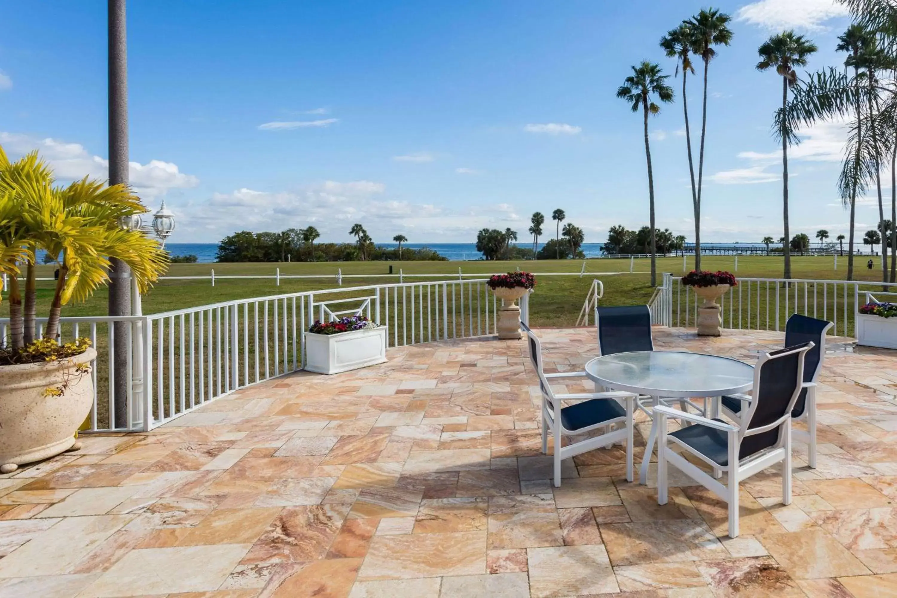 Inner courtyard view in Safety Harbor Resort & Spa Trademark Collection by Wyndham