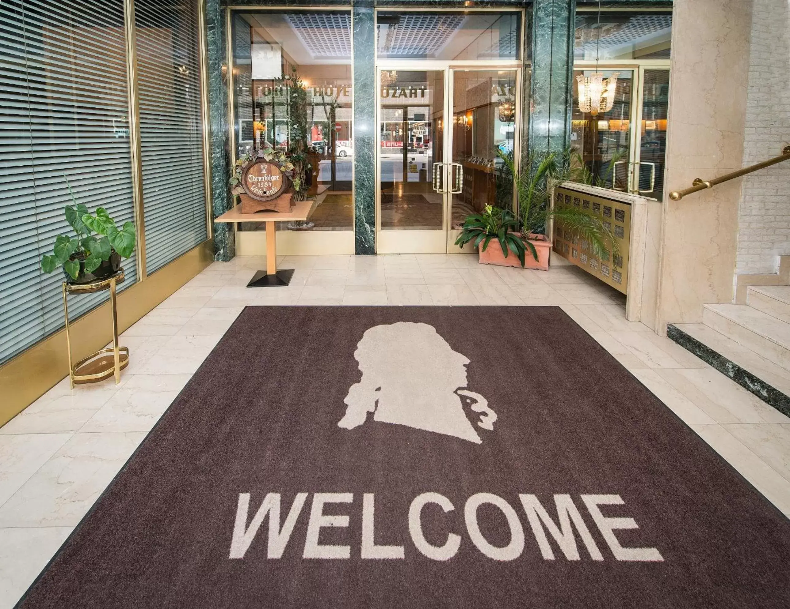 Lobby or reception in Hotel Mozart