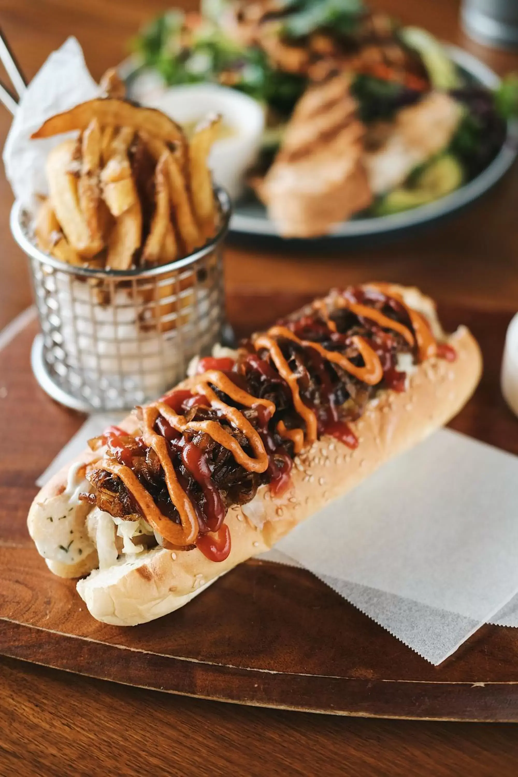 Food close-up in Mahogany Hotel Food close-up in Mahogany Hotel