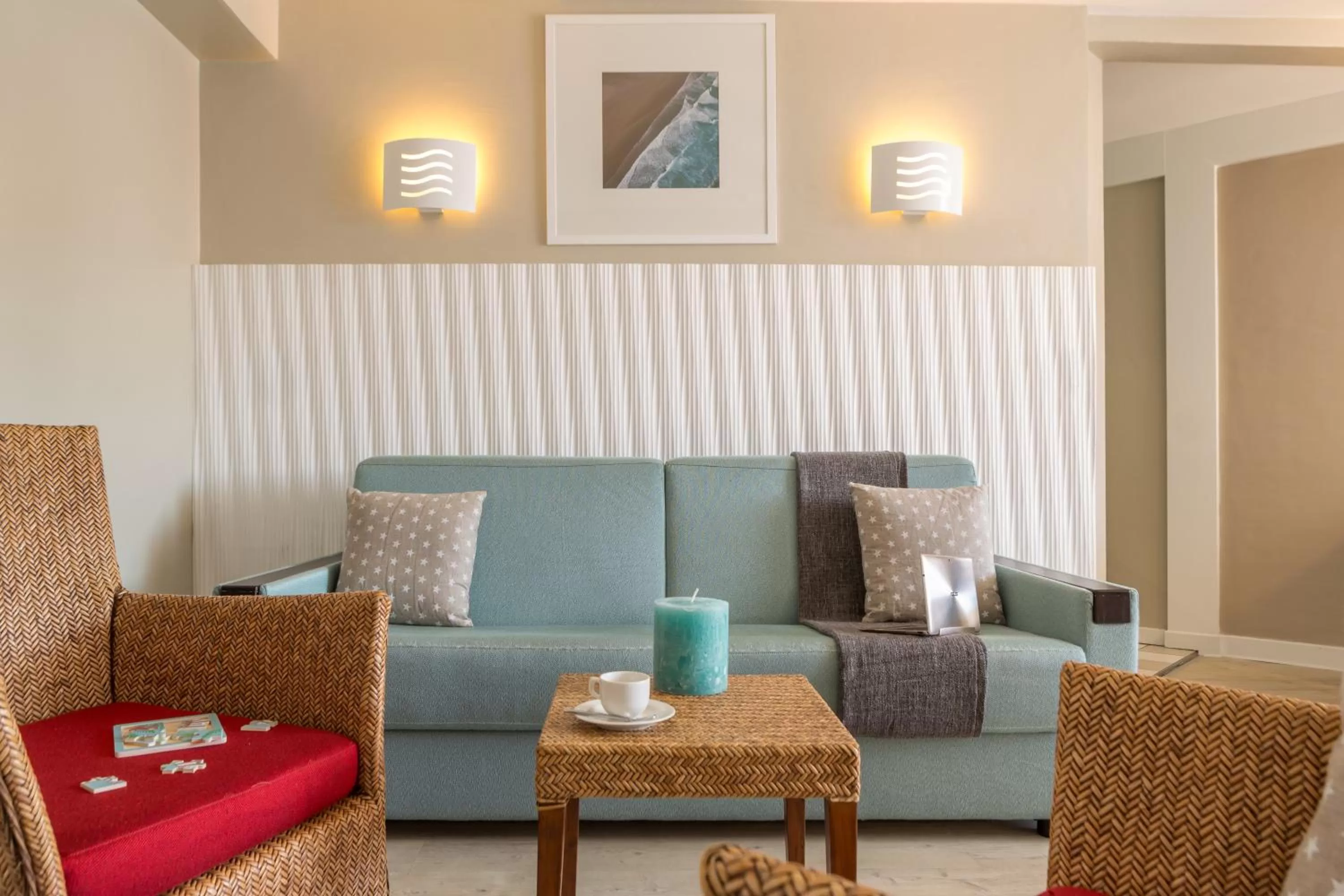 Living room in Résidence Pierre & Vacances Les Jardins de la Côte d'Opale