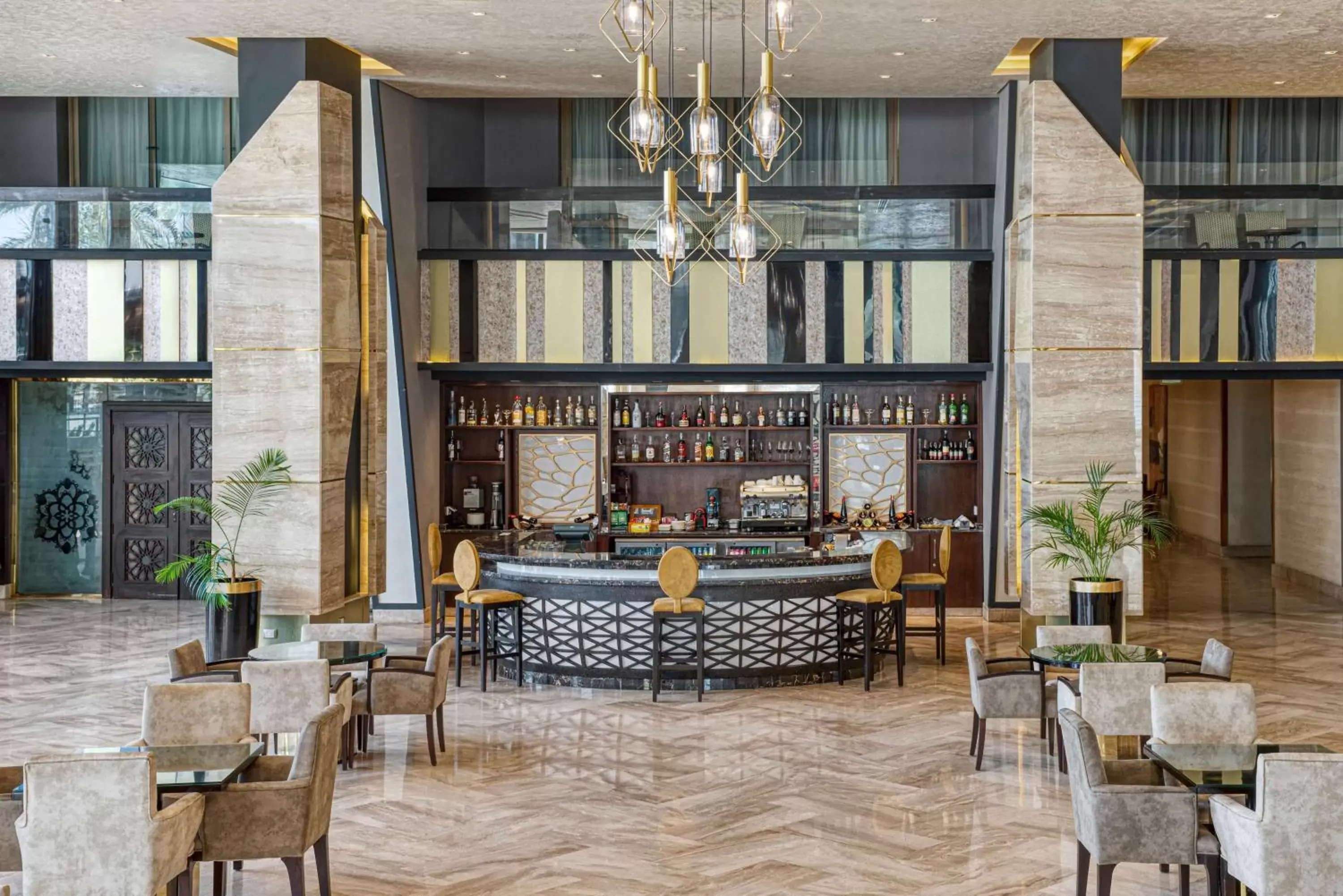 Lounge or bar in Radisson Blu Hotel Alexandria