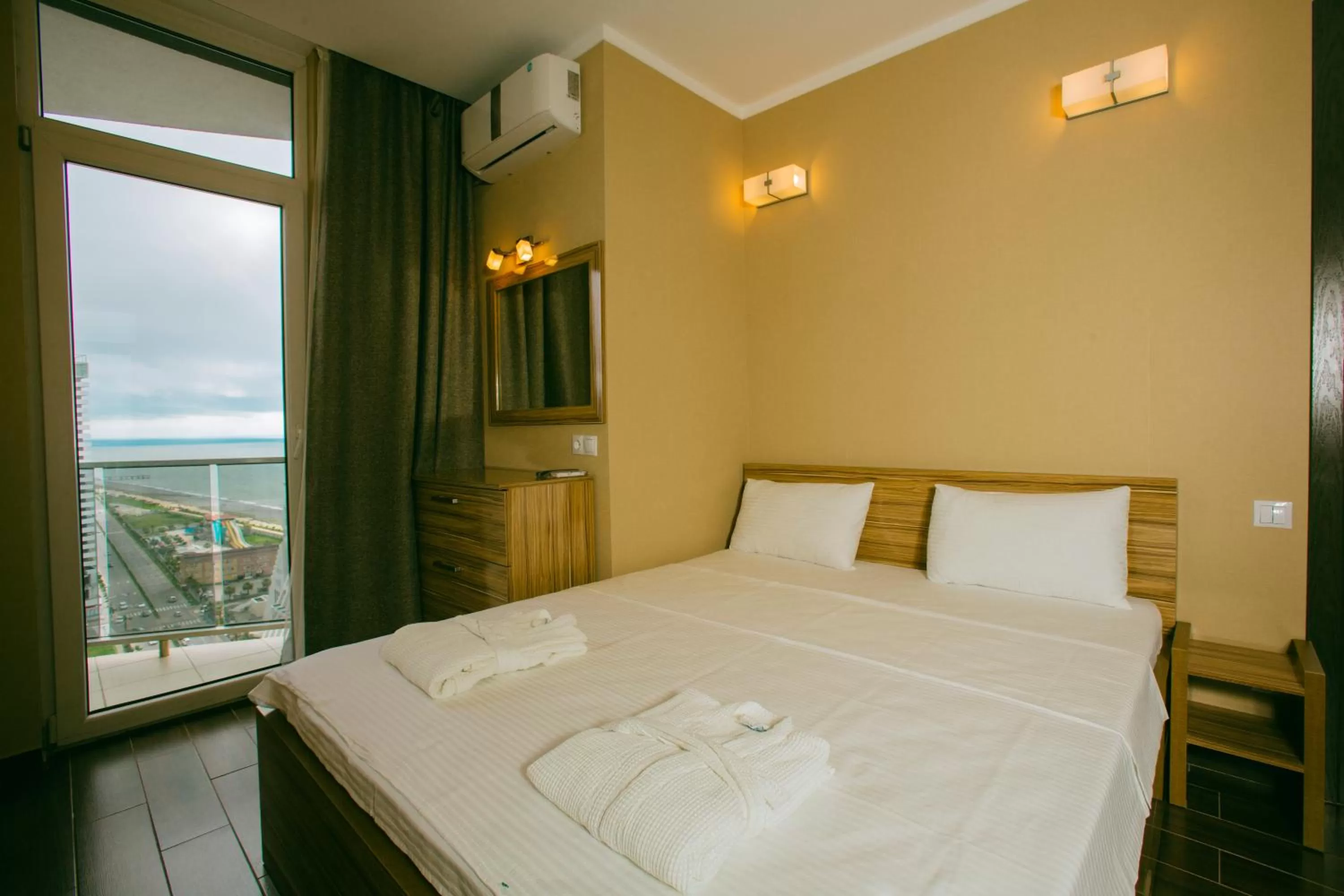 Bedroom, Bed in Holiday Lux Sea Towers Batumi
