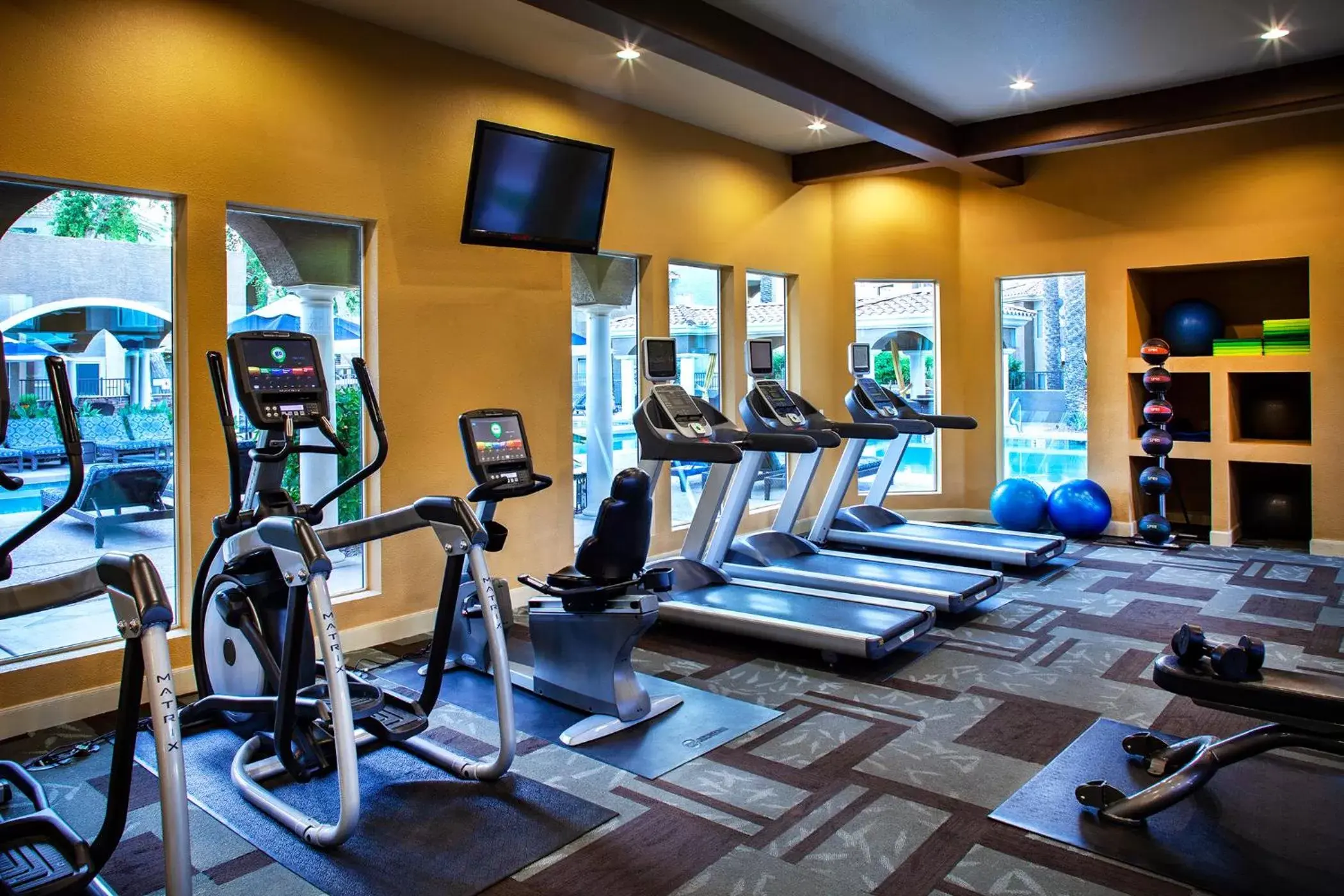 Fitness centre/facilities, Fitness Center/Facilities in Luxury Condos by Meridian CondoResorts- Scottsdale