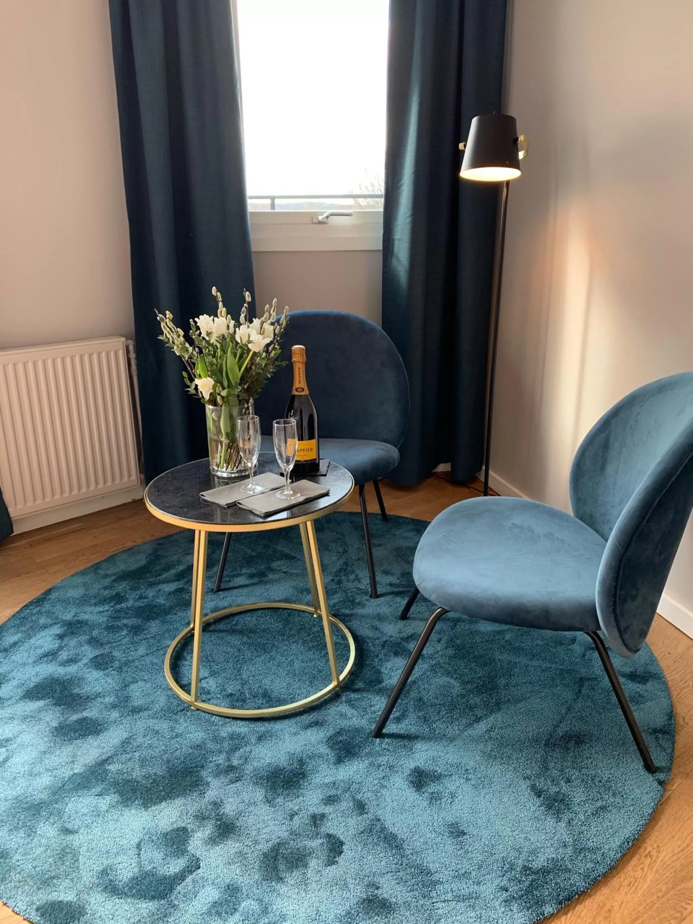 Seating area in Villa Lovik