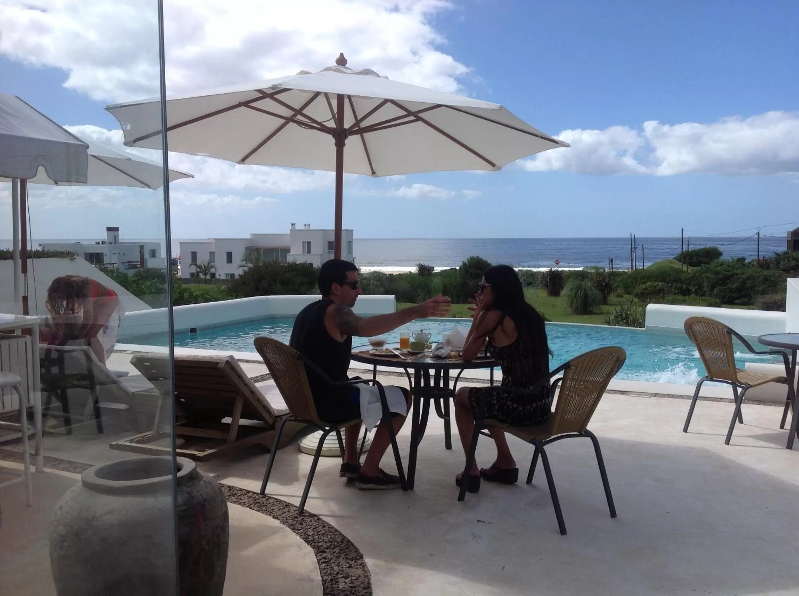 Pool view in Posada de los Pajaros