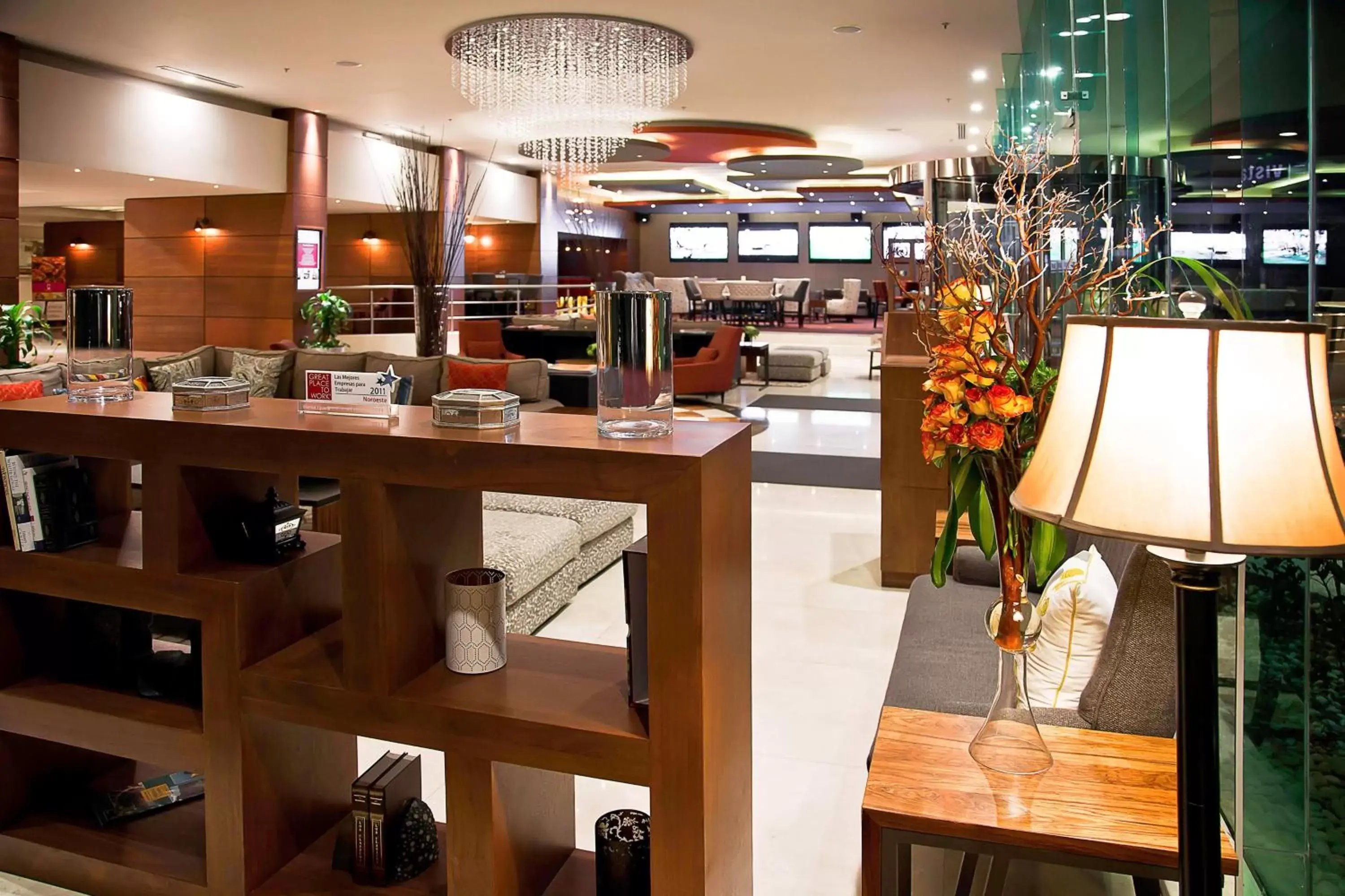 Lobby or reception, Restaurant/Places to Eat in Marriott Tijuana Hotel