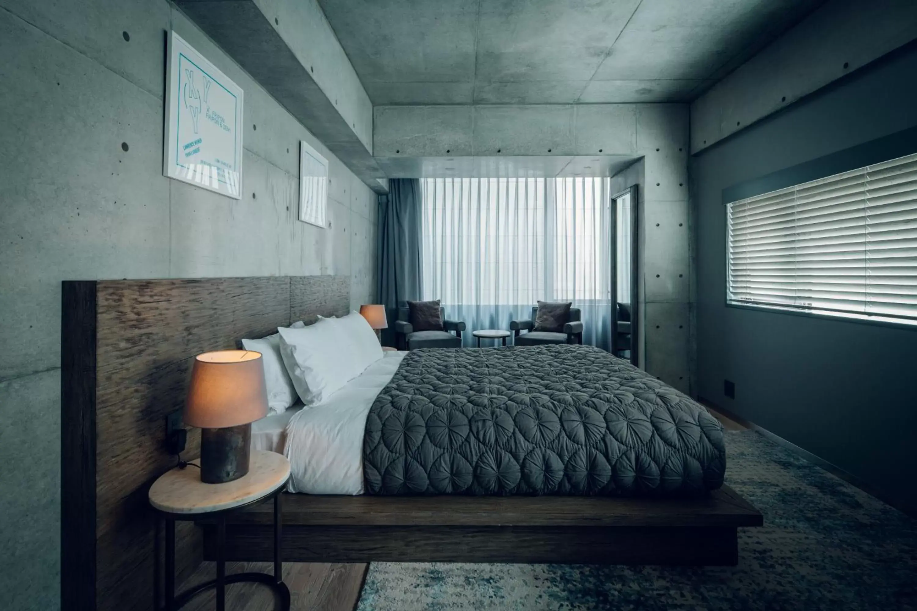 Bedroom, Bed in node hotel