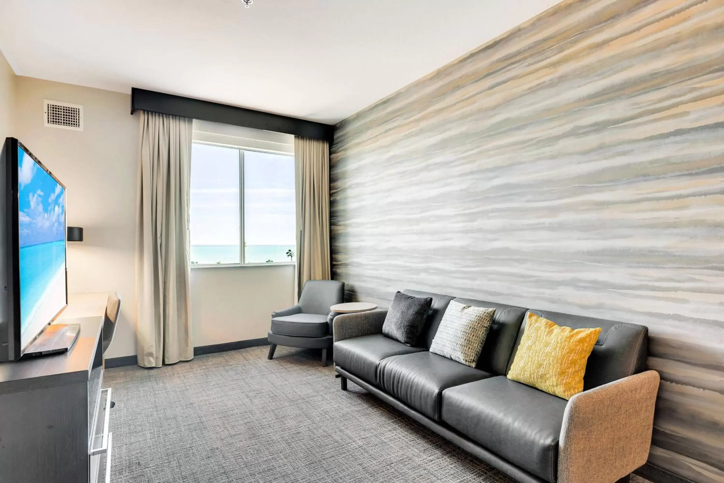 Bedroom, Seating Area in Residence Inn by Marriott Corpus Christi Downtown