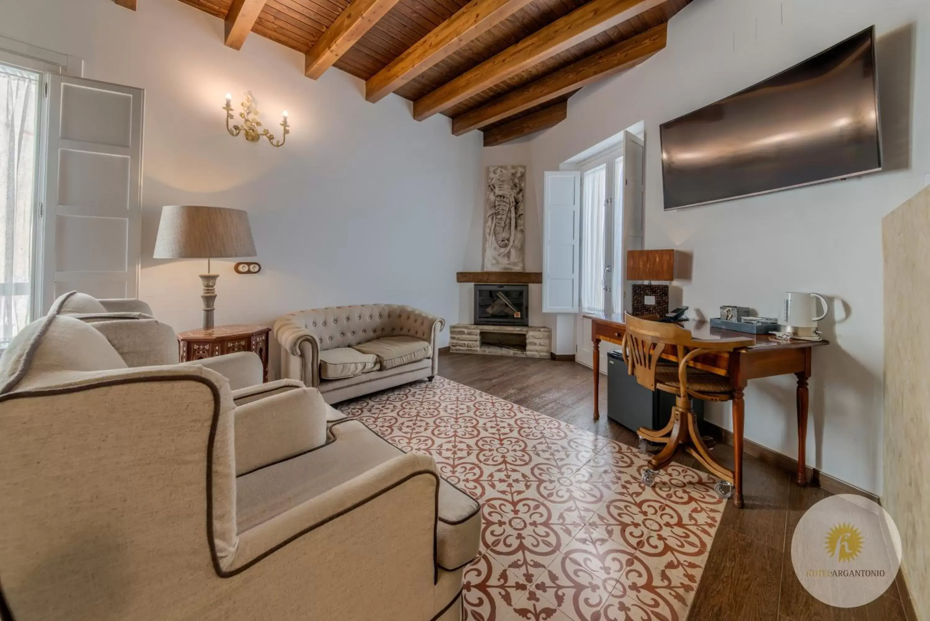 Living room, Seating Area in Hotel Argantonio