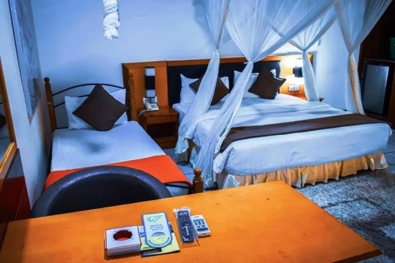 Photo of the whole room, Bed in Jangwani Sea Breeze Resort