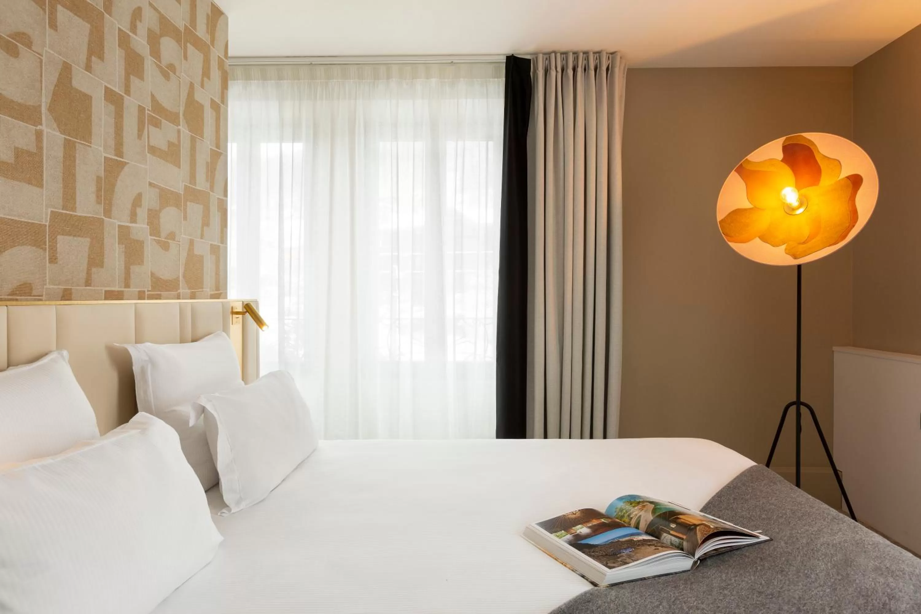 Bedroom, Bed in Le Saint Gervais Hotel & Spa Handwritten Collection