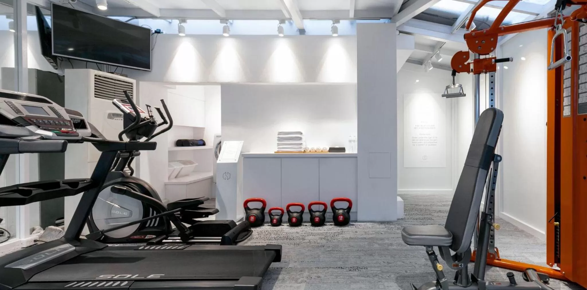 Fitness centre/facilities in Swiio Hotel Daan