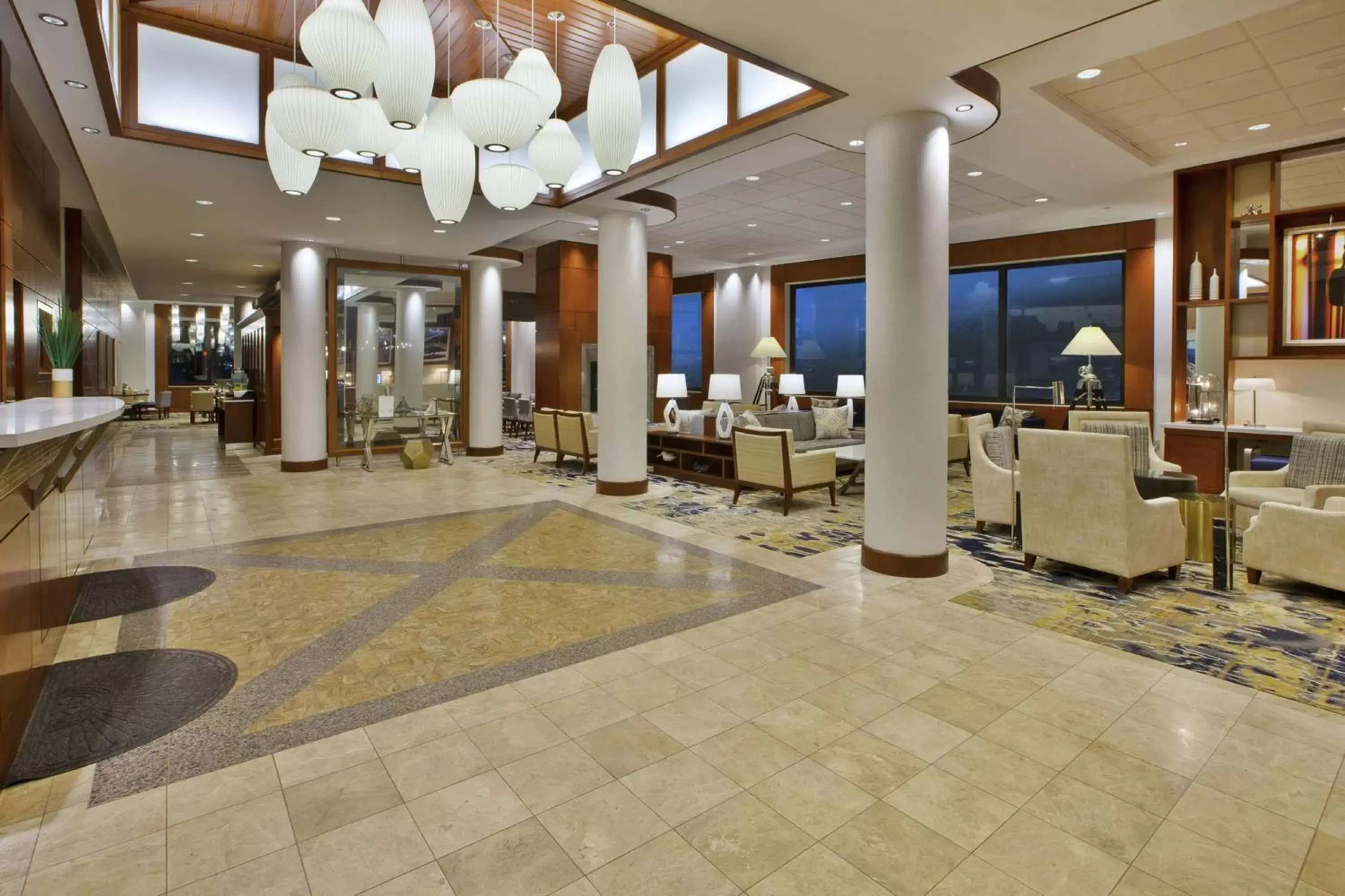 Lobby or reception in Hilton Garden Inn Portland Downtown Waterfront
