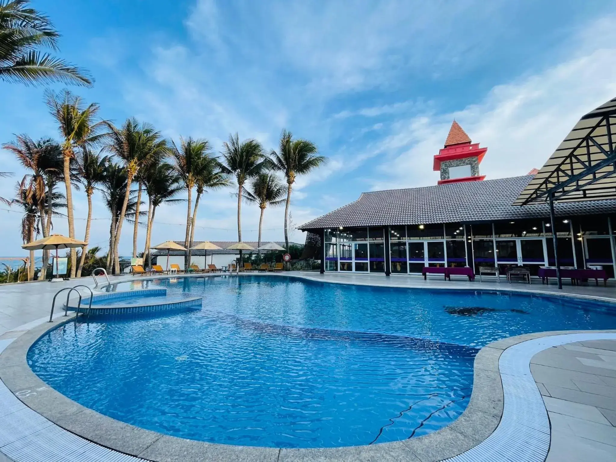 Pool view, Swimming Pool in TTC Resort Ke Ga