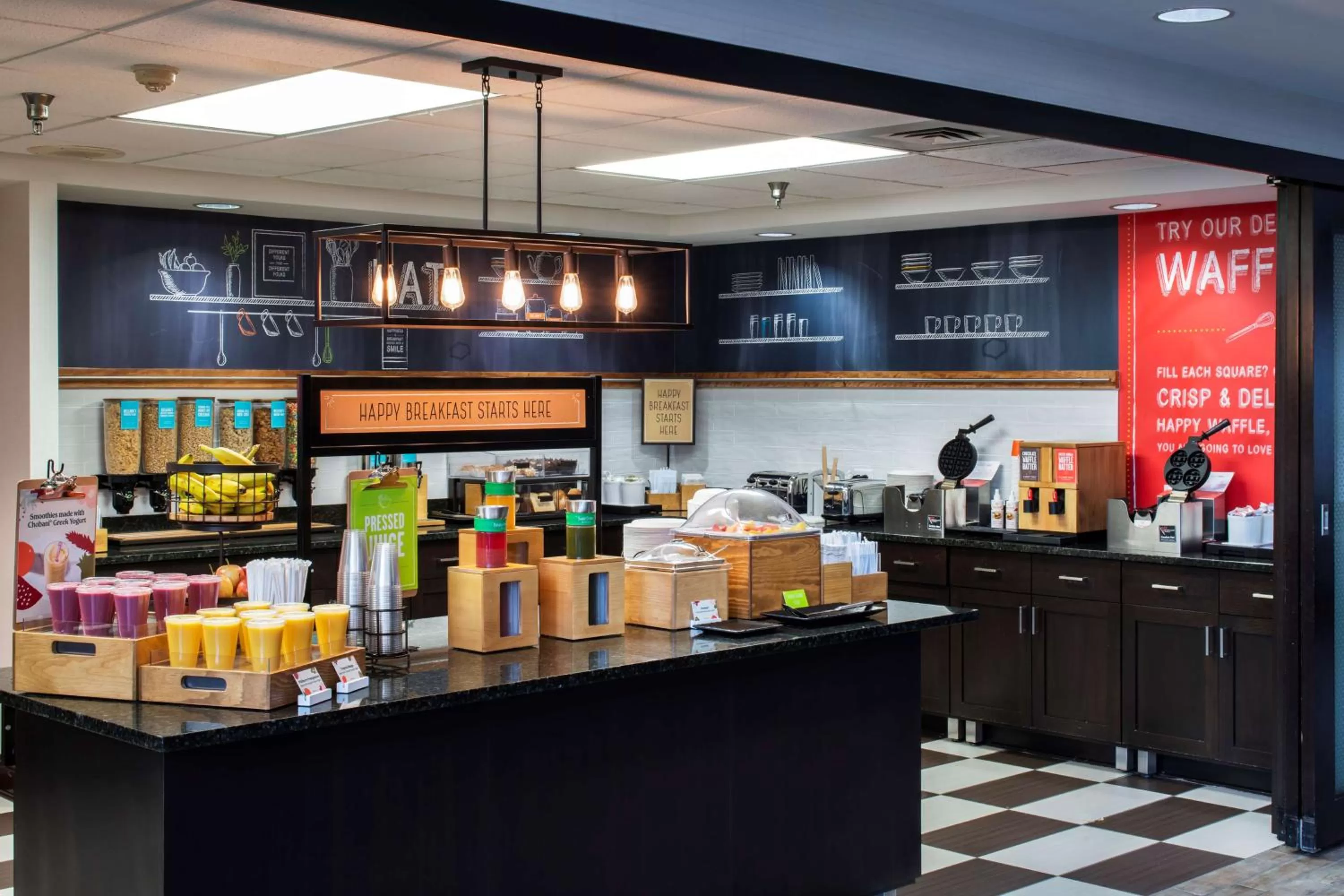 Breakfast in Hampton Inn & Suites Lincolnshire