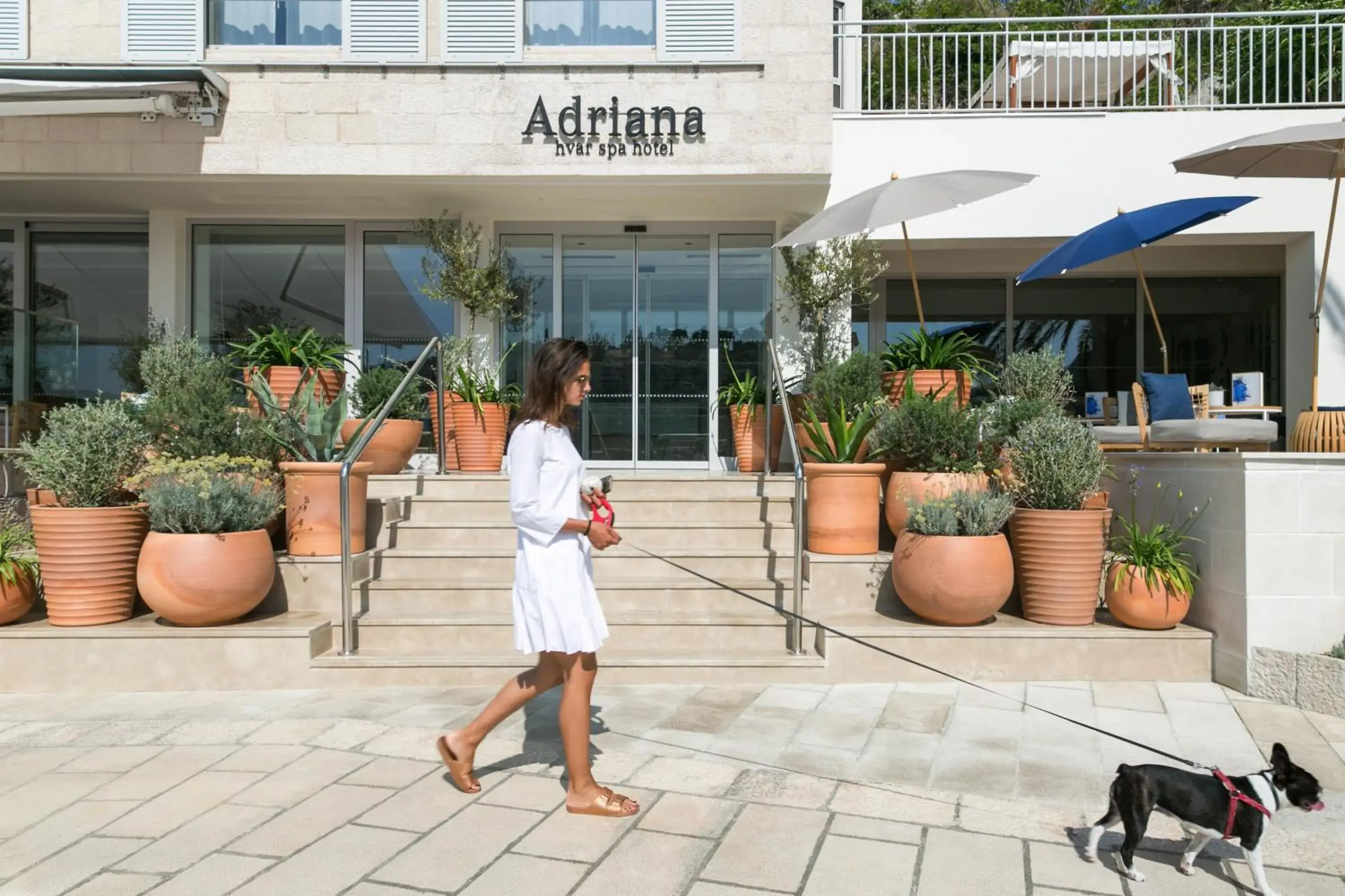 Facade/entrance in Adriana Hvar Spa Hotel