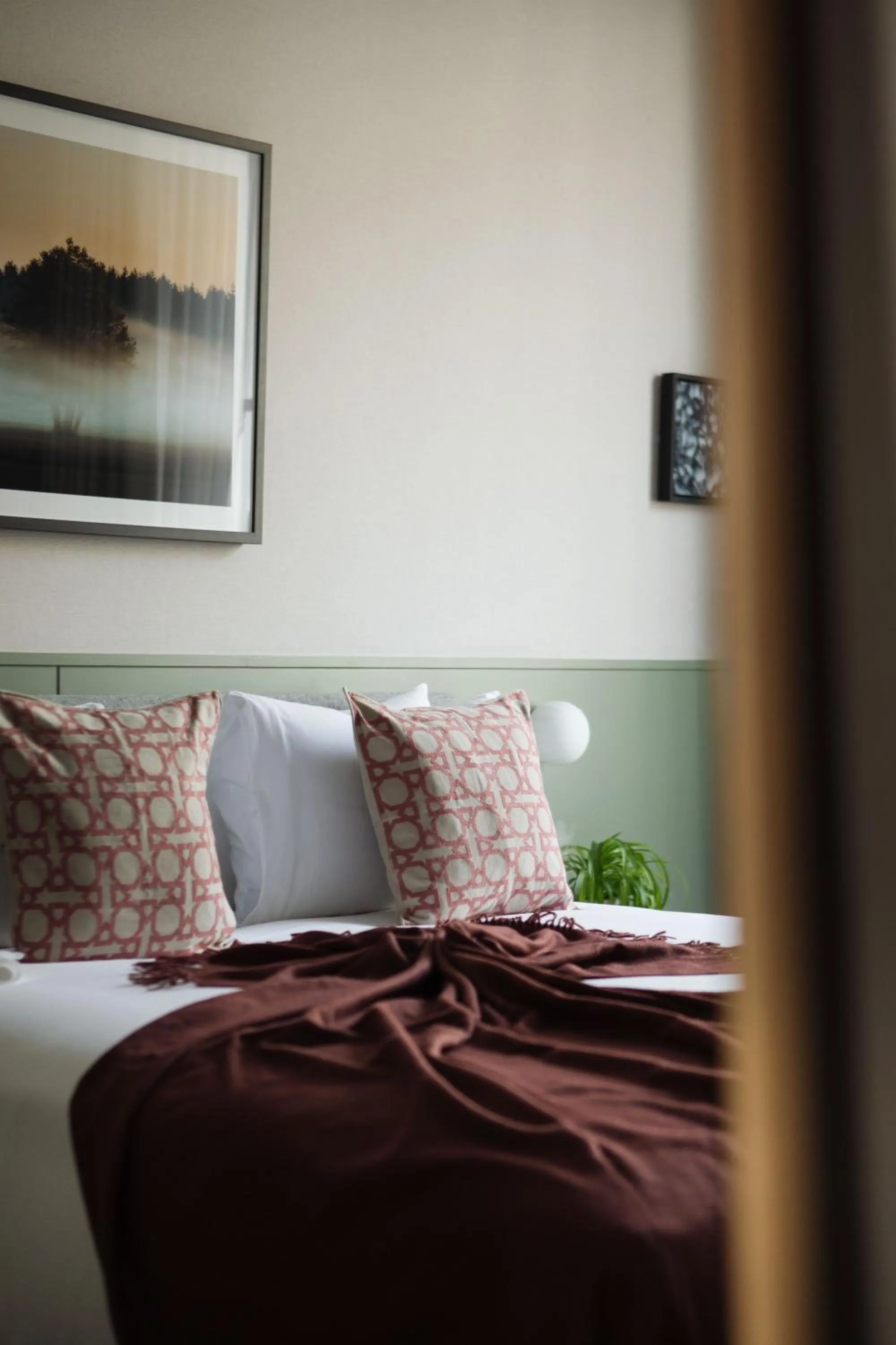 Bedroom, Bed in Inhabit Queen's Gardens, a Member of Design Hotels