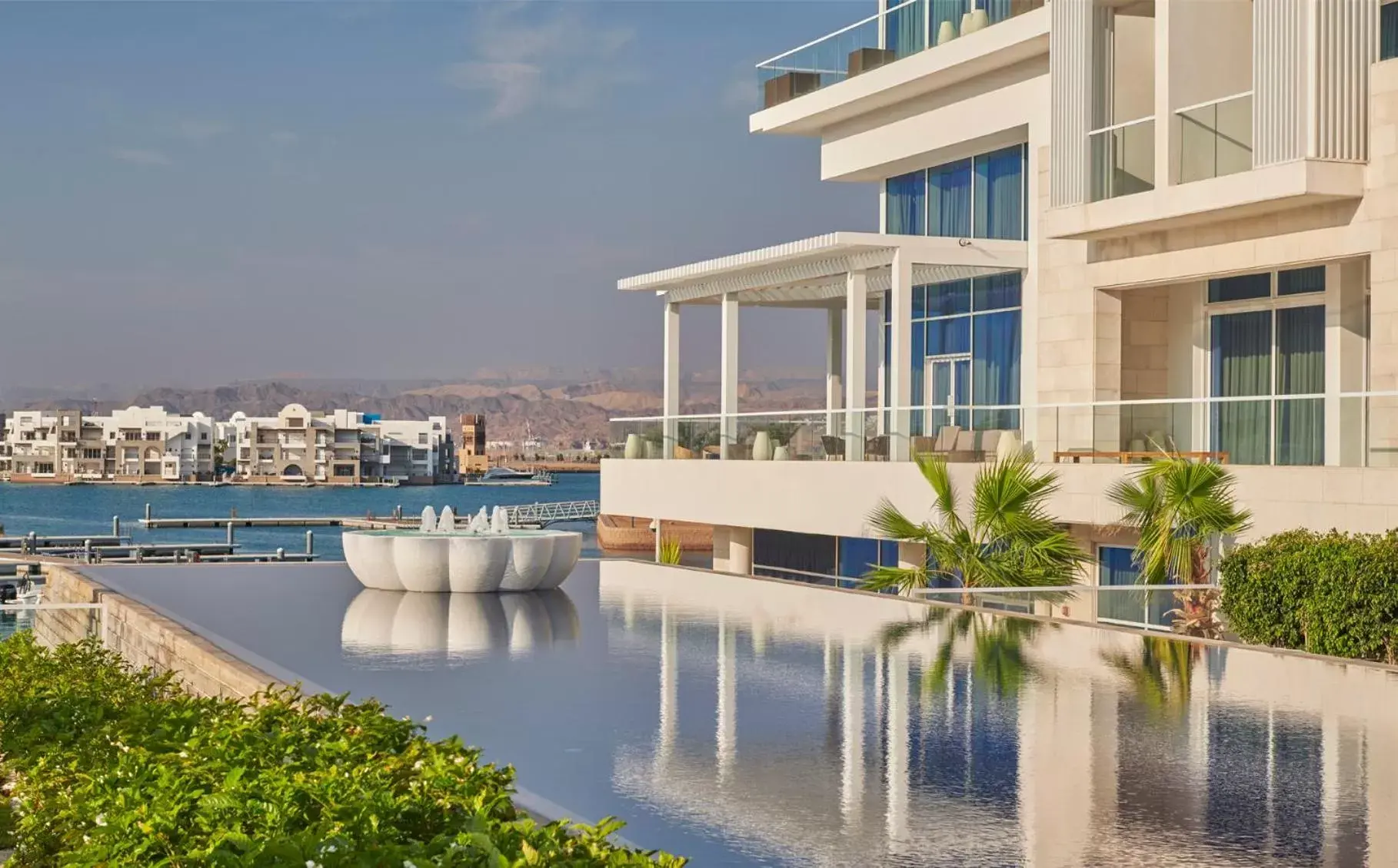 Natural landscape, Swimming Pool in Hyatt Regency Aqaba Ayla Resort
