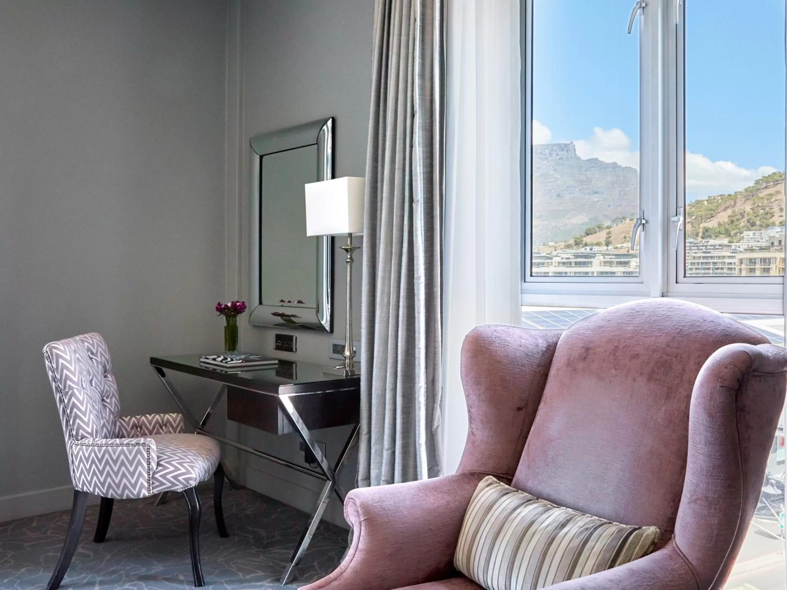 Seating area in Queen Victoria Hotel by NEWMARK