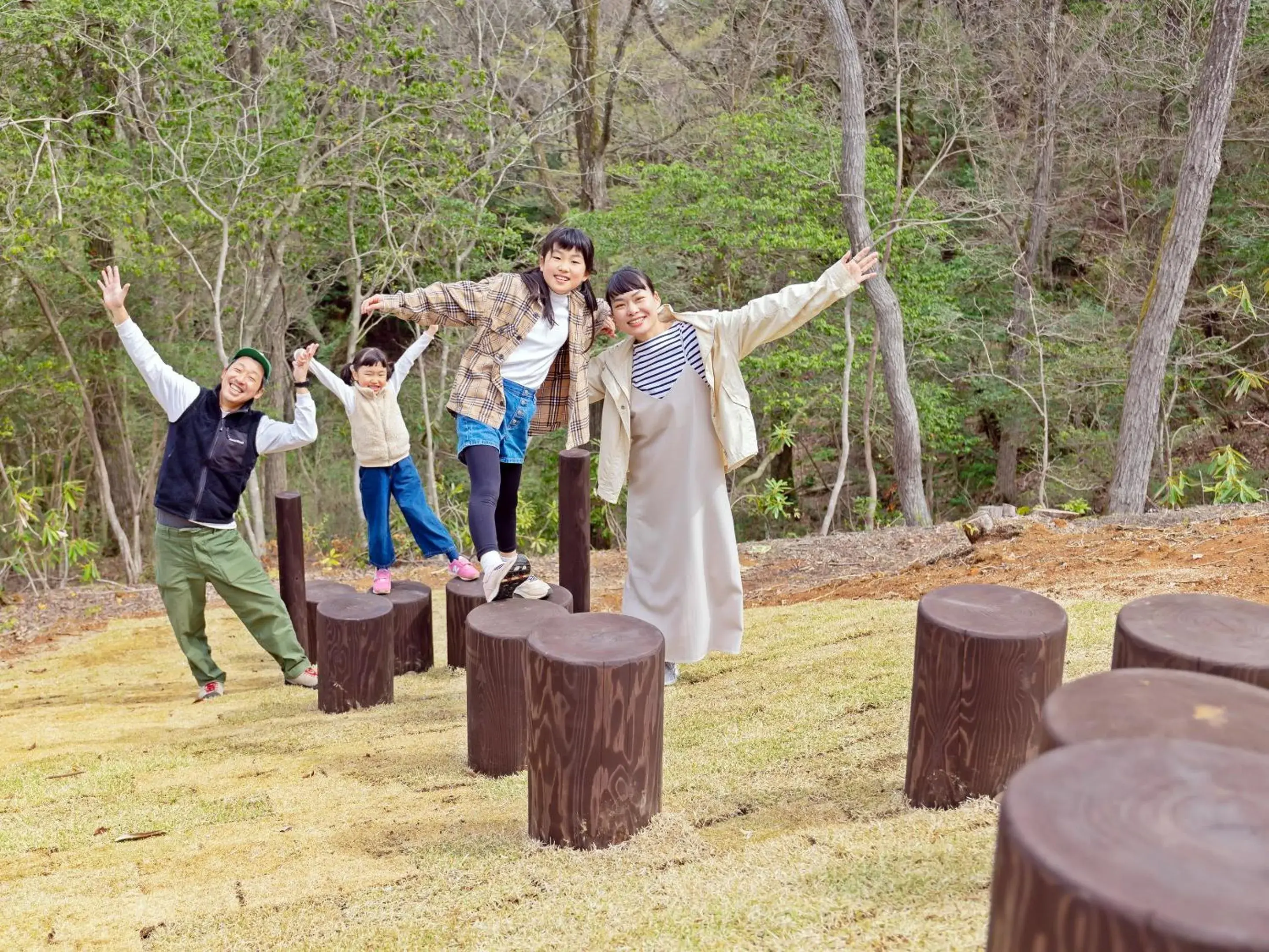 Children play ground in Matsue Forest Park