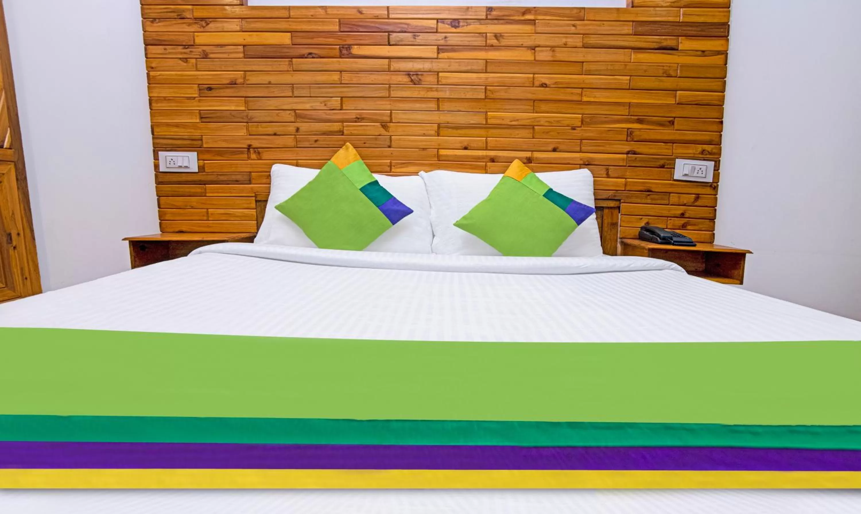 Bedroom, Bed in Treebo Omega Stay Inn