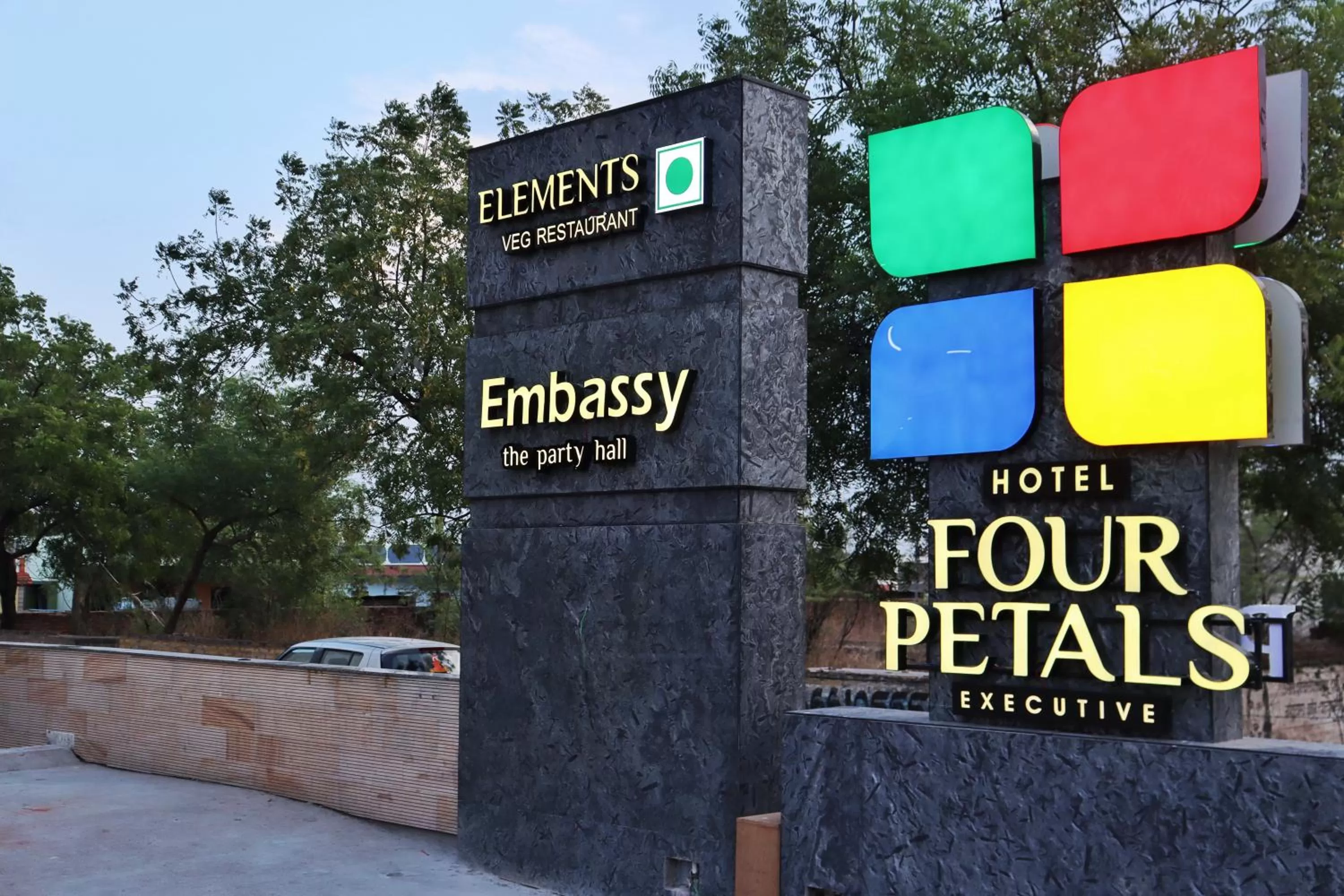 Facade/entrance in Four Petals Executive by LHMS