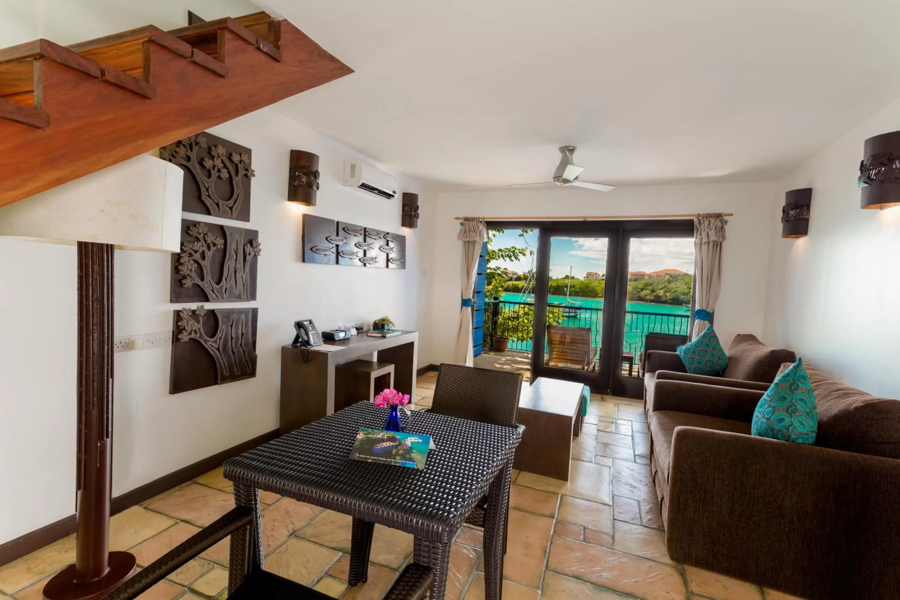Living room in True Blue Bay Resort