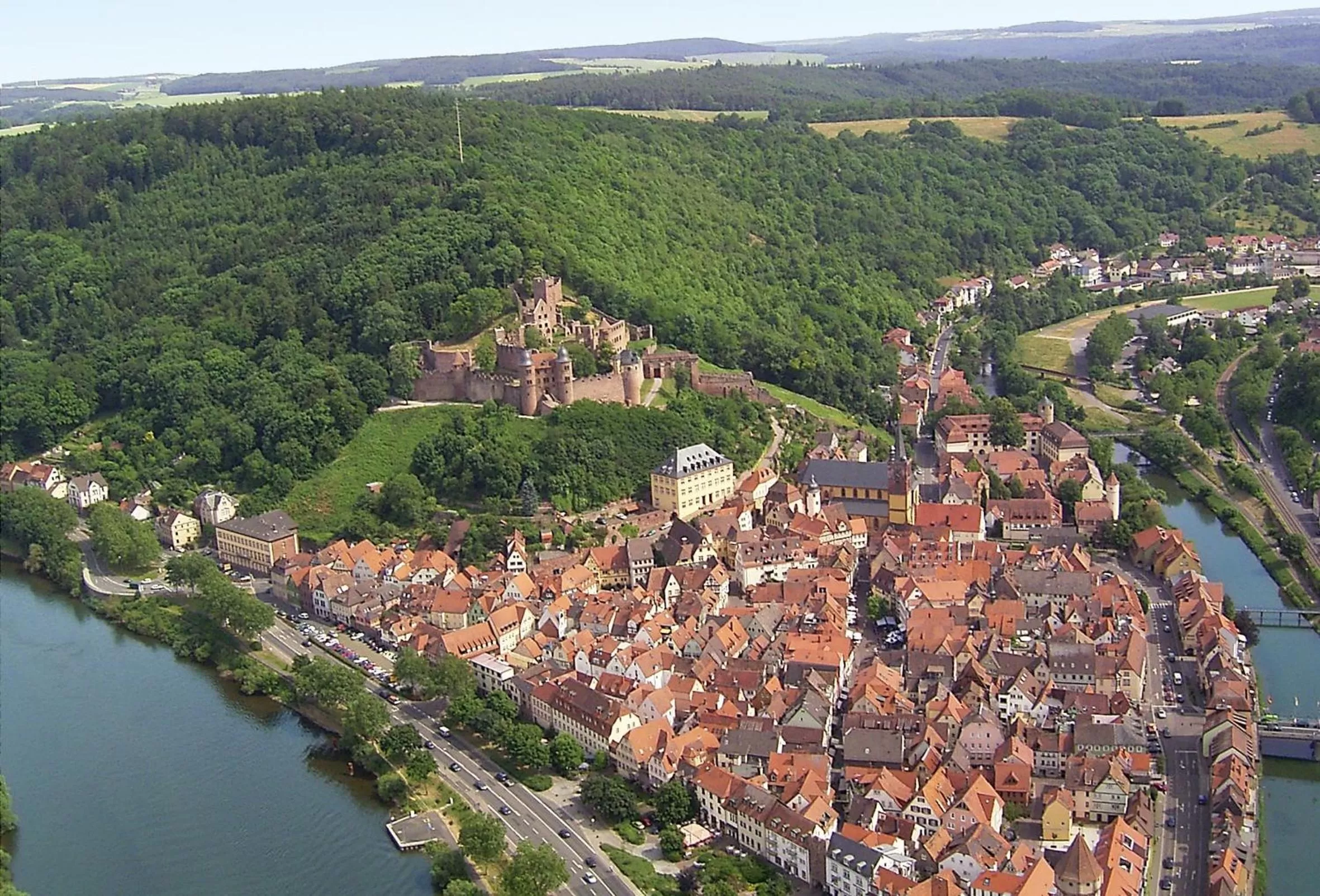 Bird's eye view in AKZENT Hotel Krone