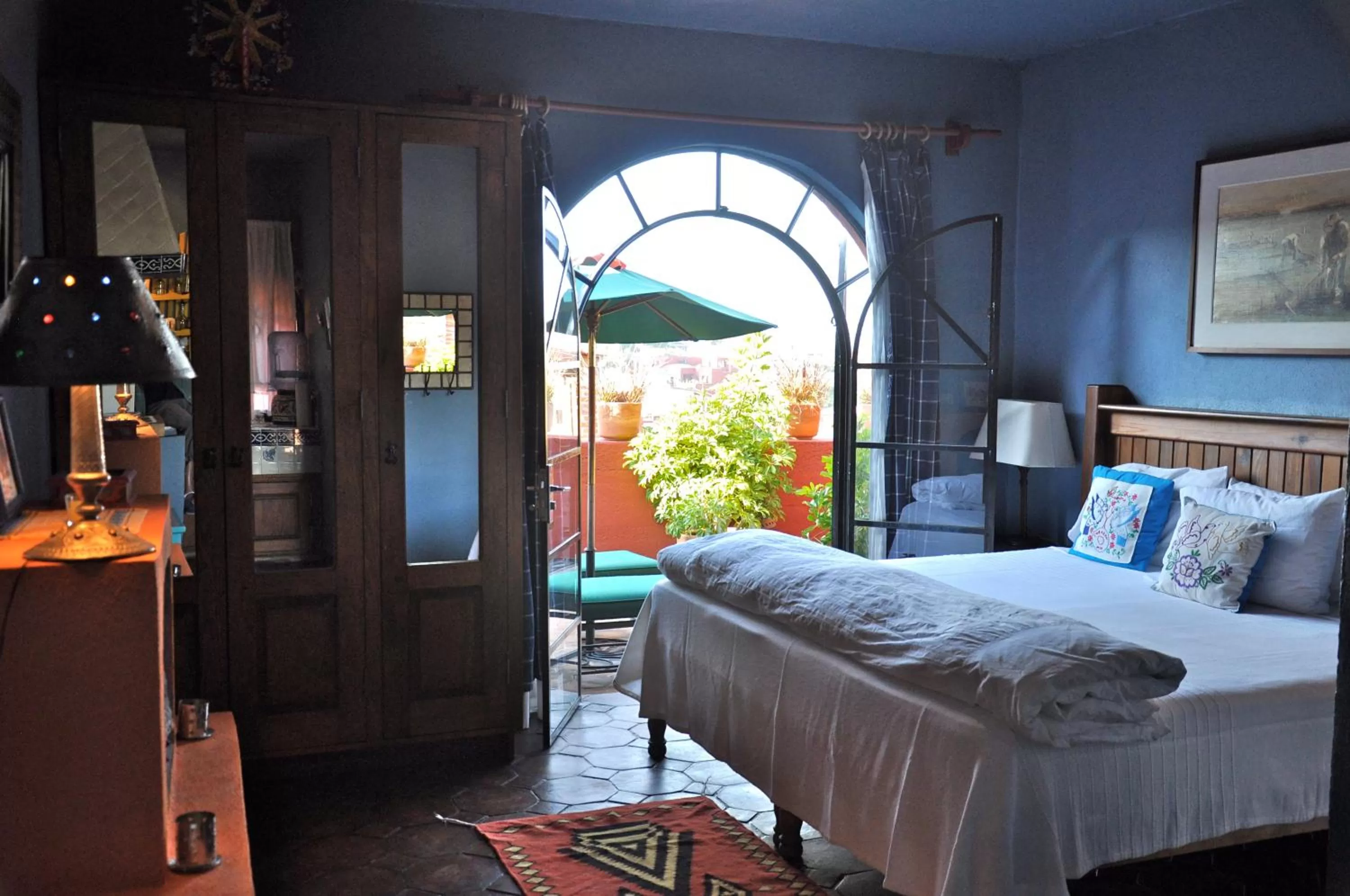 Bedroom, Bed in Casa de la Cuesta B&B