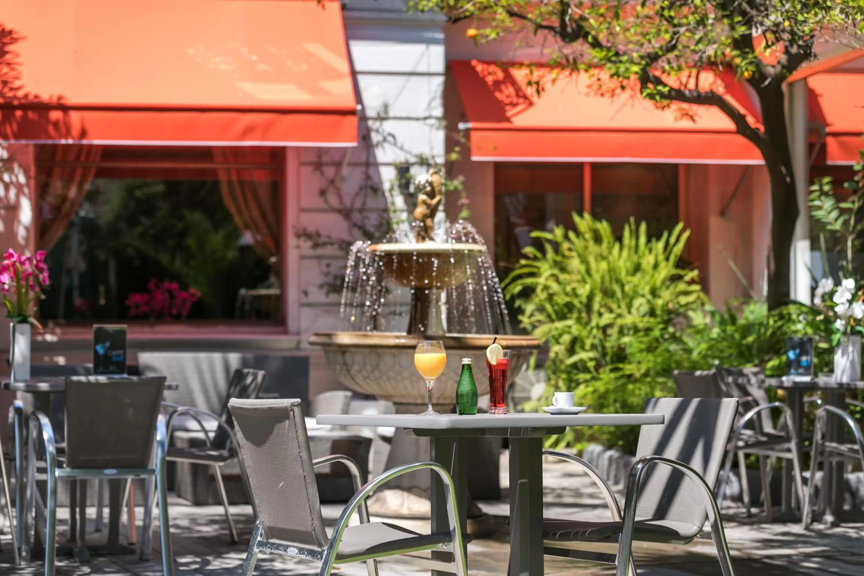 Patio in Best Western Plus Hôtel Brice Garden Nice