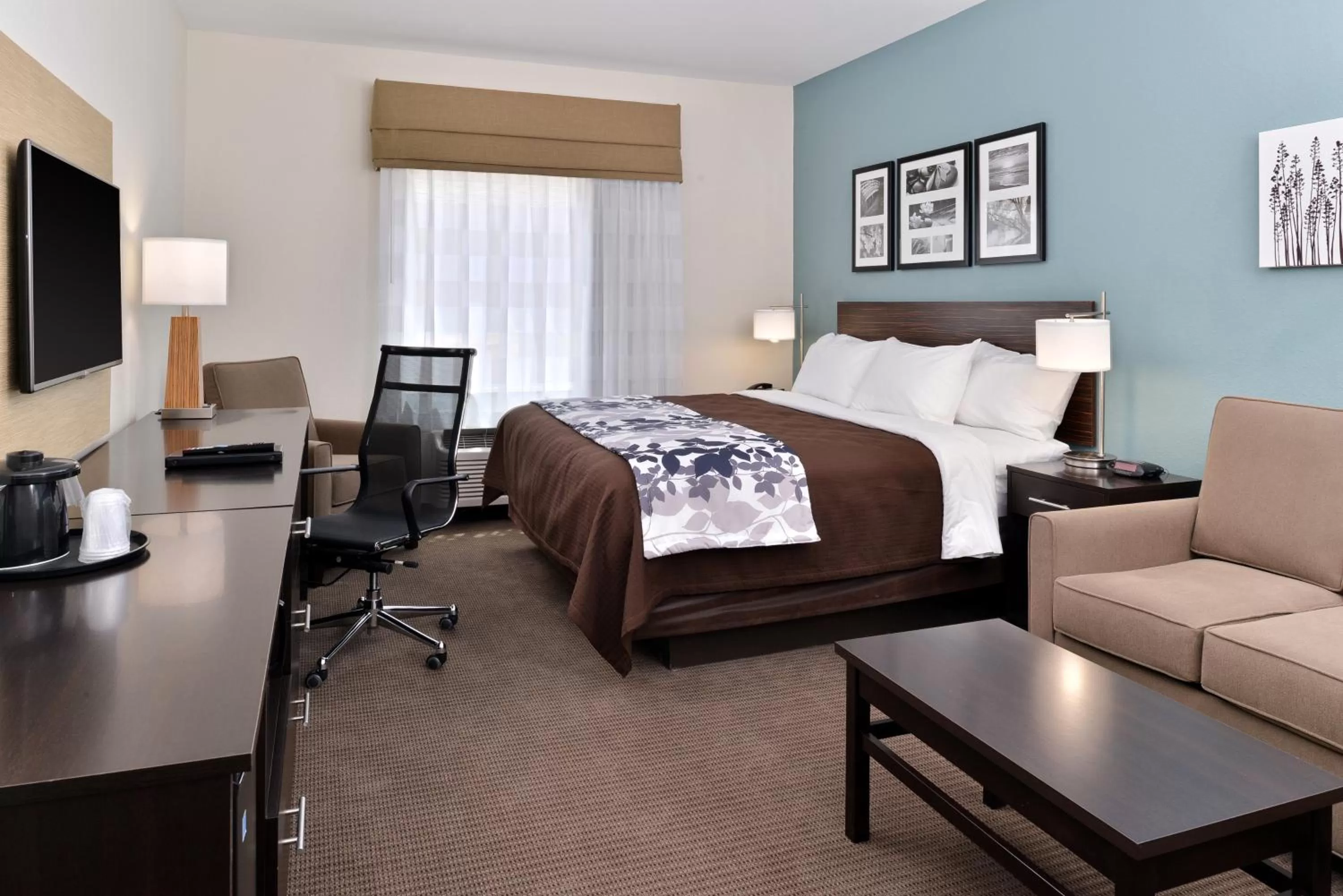 Photo of the whole room, Bed in Sleep Inn & Suites Meridian - Bonita Lakes