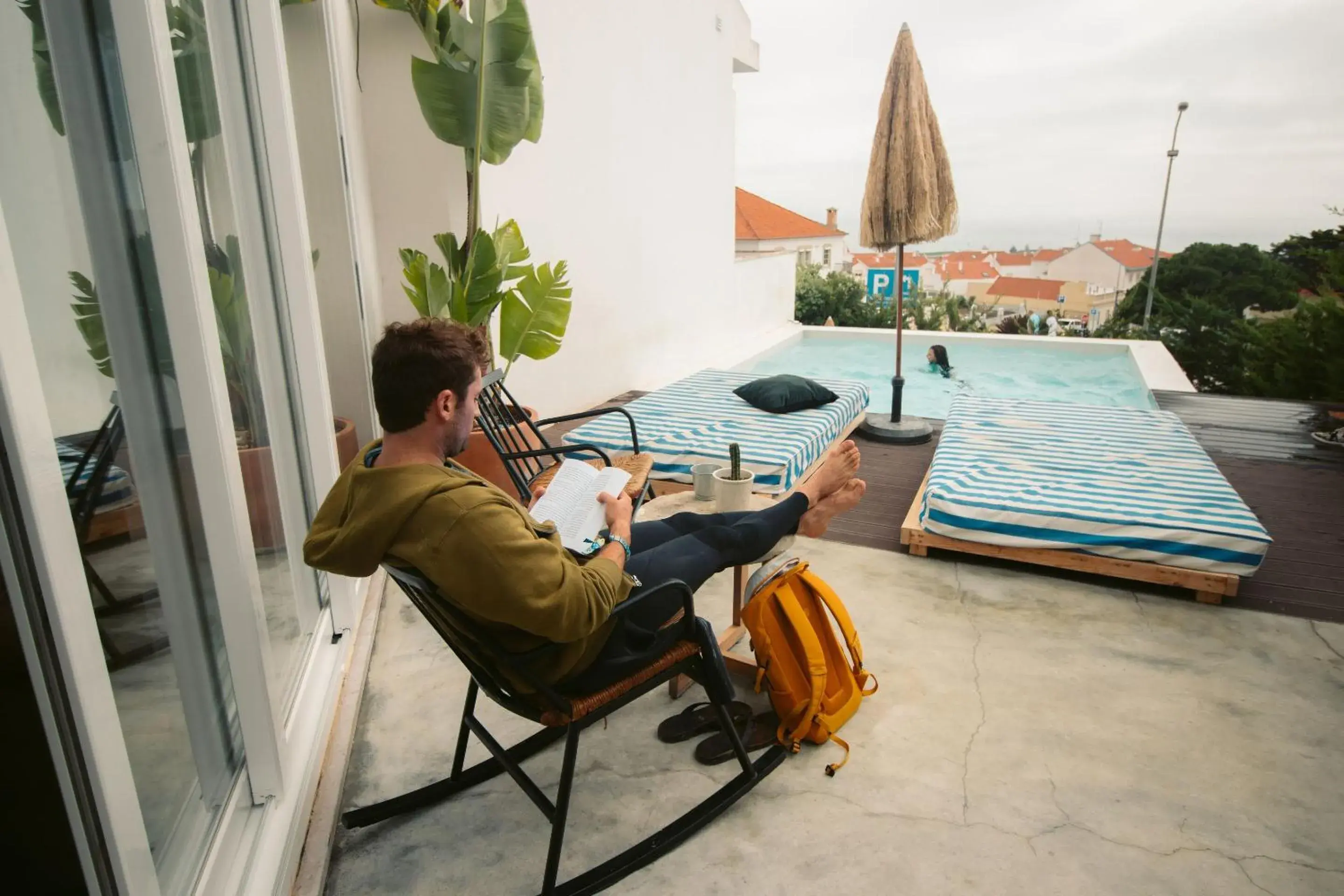 Swimming pool in Selina Boavista Ericeira