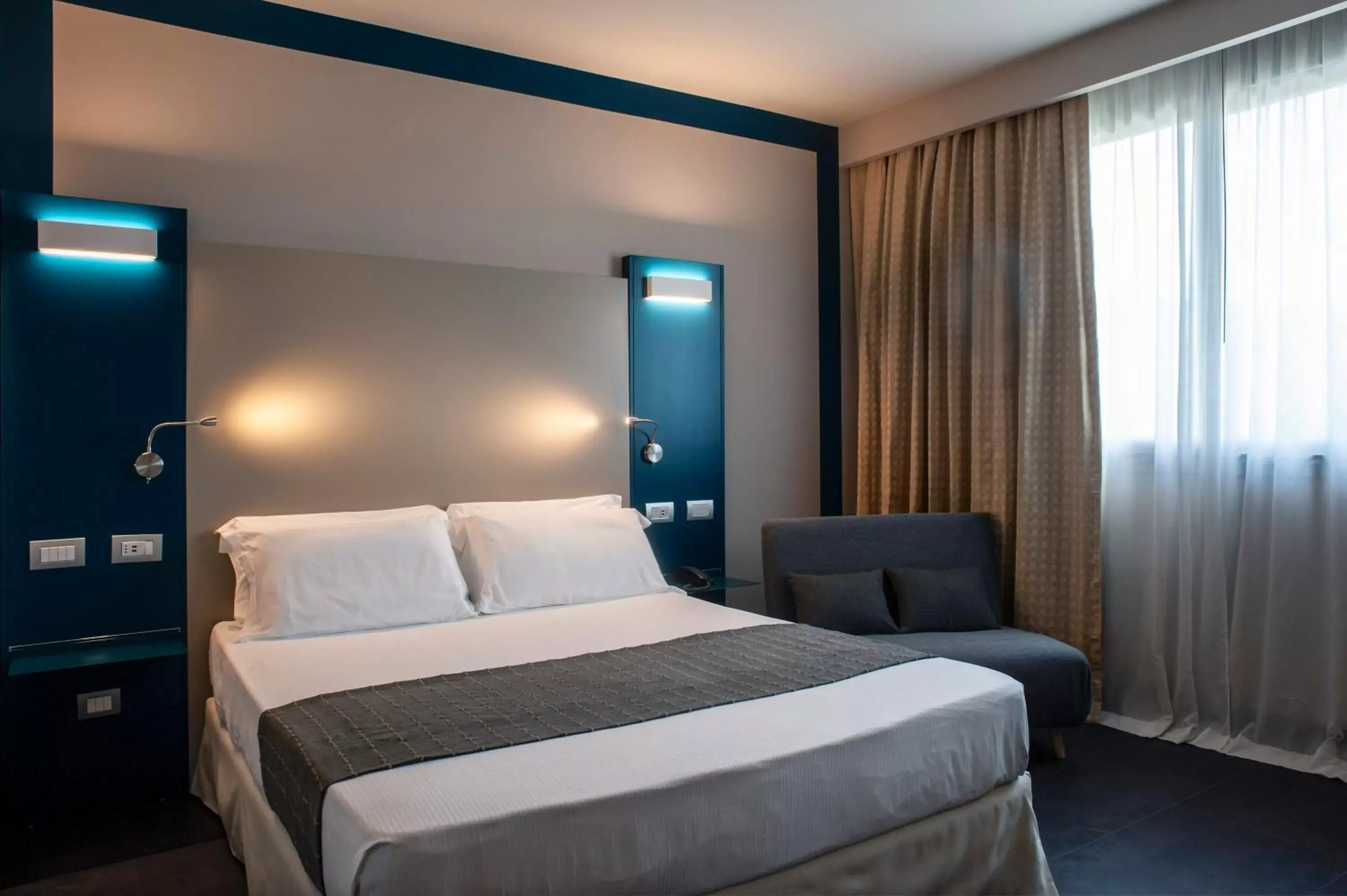 Bedroom, Bed in Hotel La Meridiana