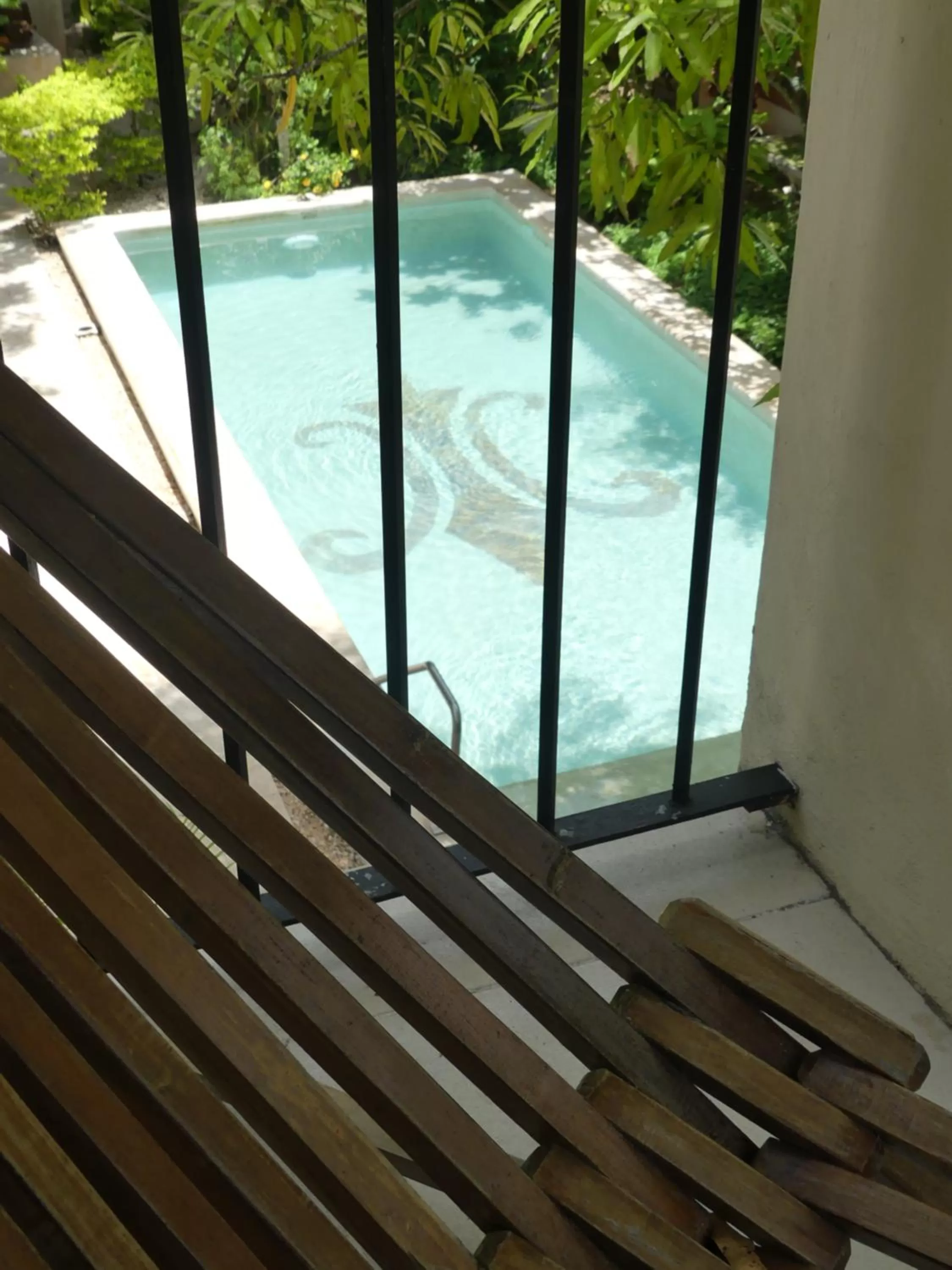 Pool view in Casa Valladolid Boutique Hotel