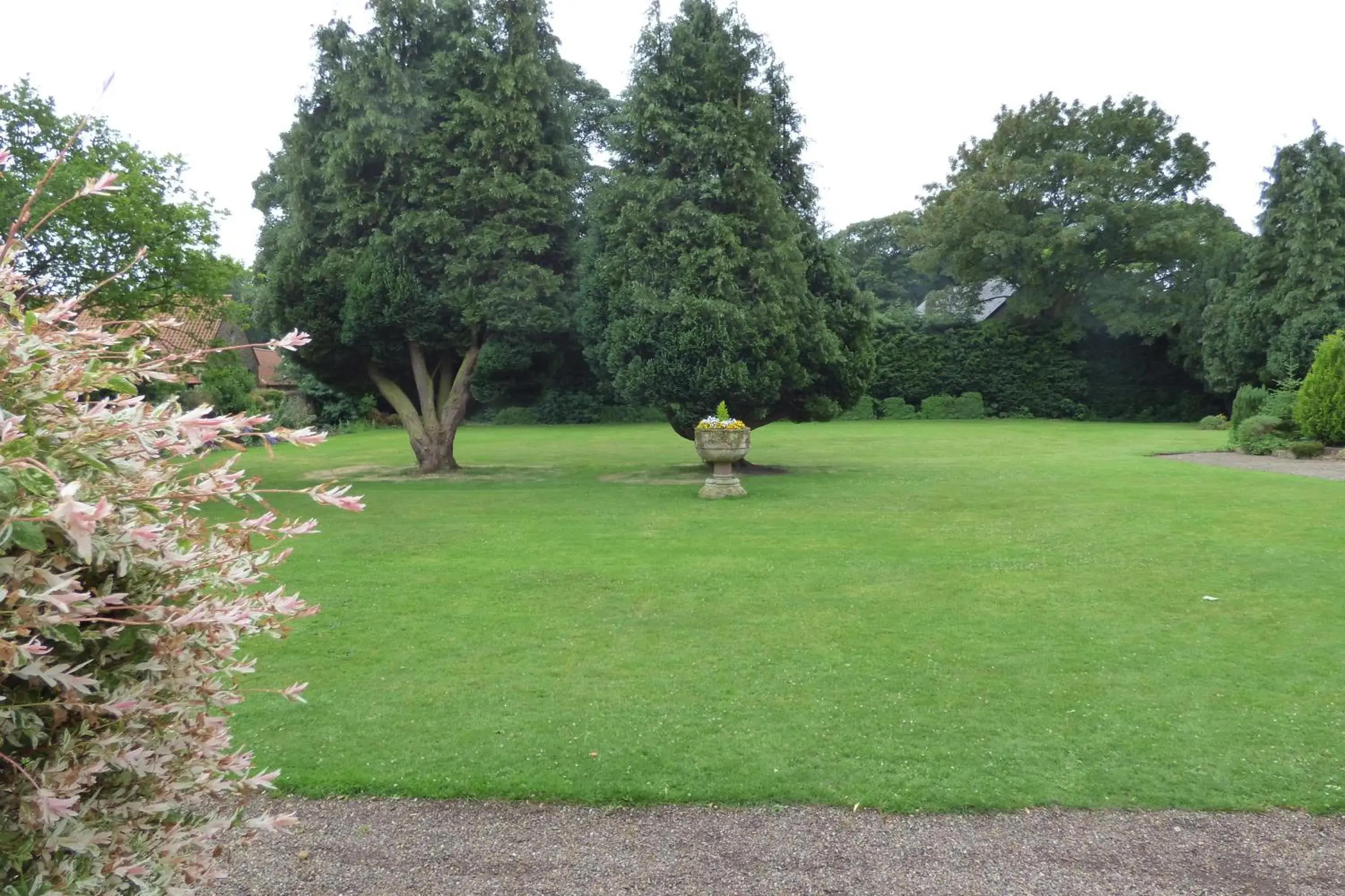 Garden in Hallgarth Manor House