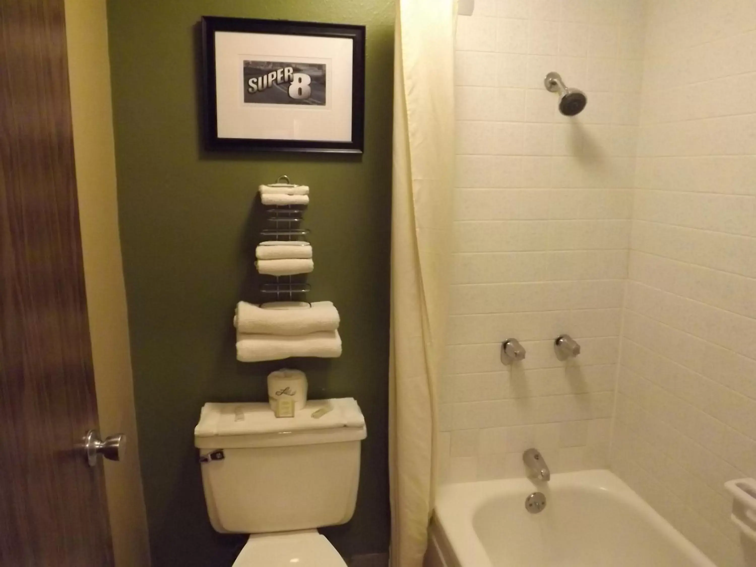 Toilet, Bathroom in Super 8 by Wyndham Sterling CO