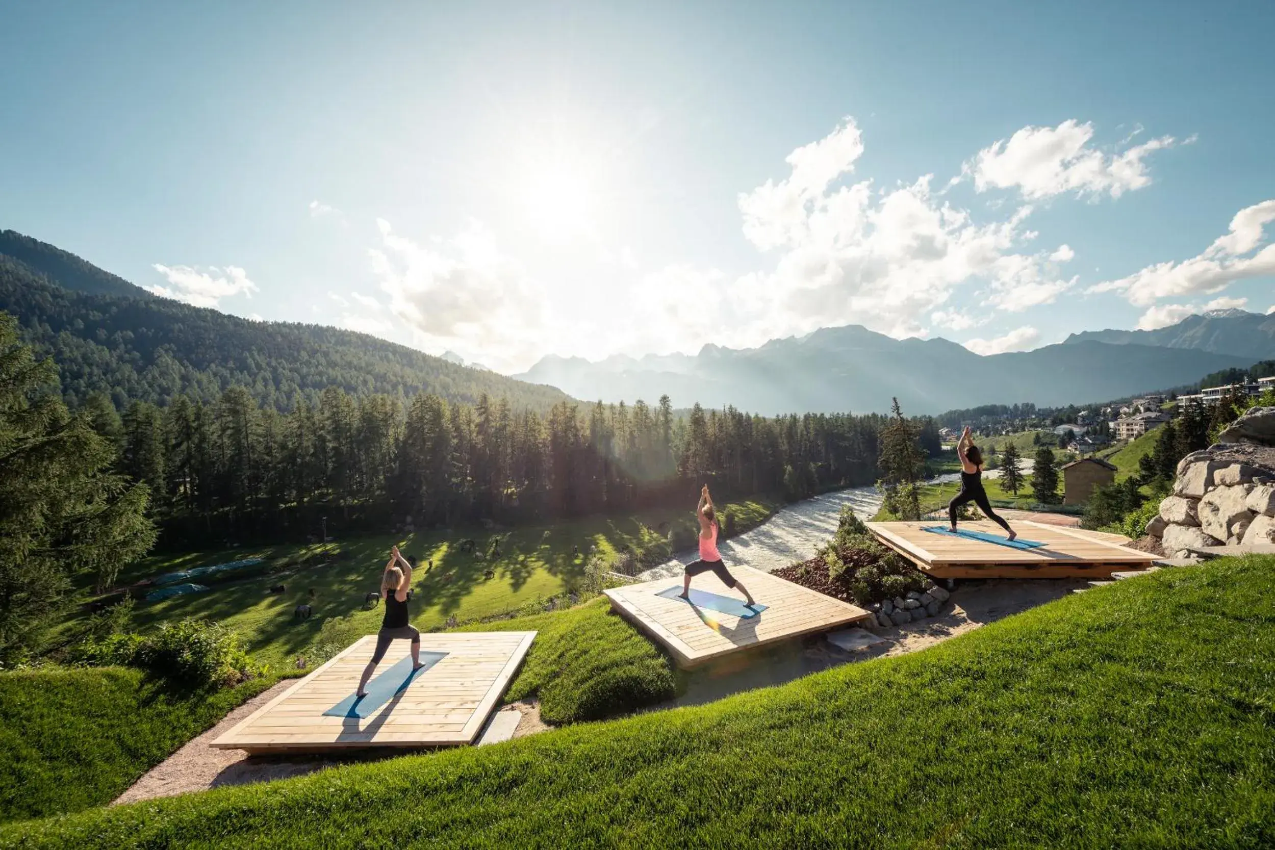 Garden in Grand Hotel Kronenhof