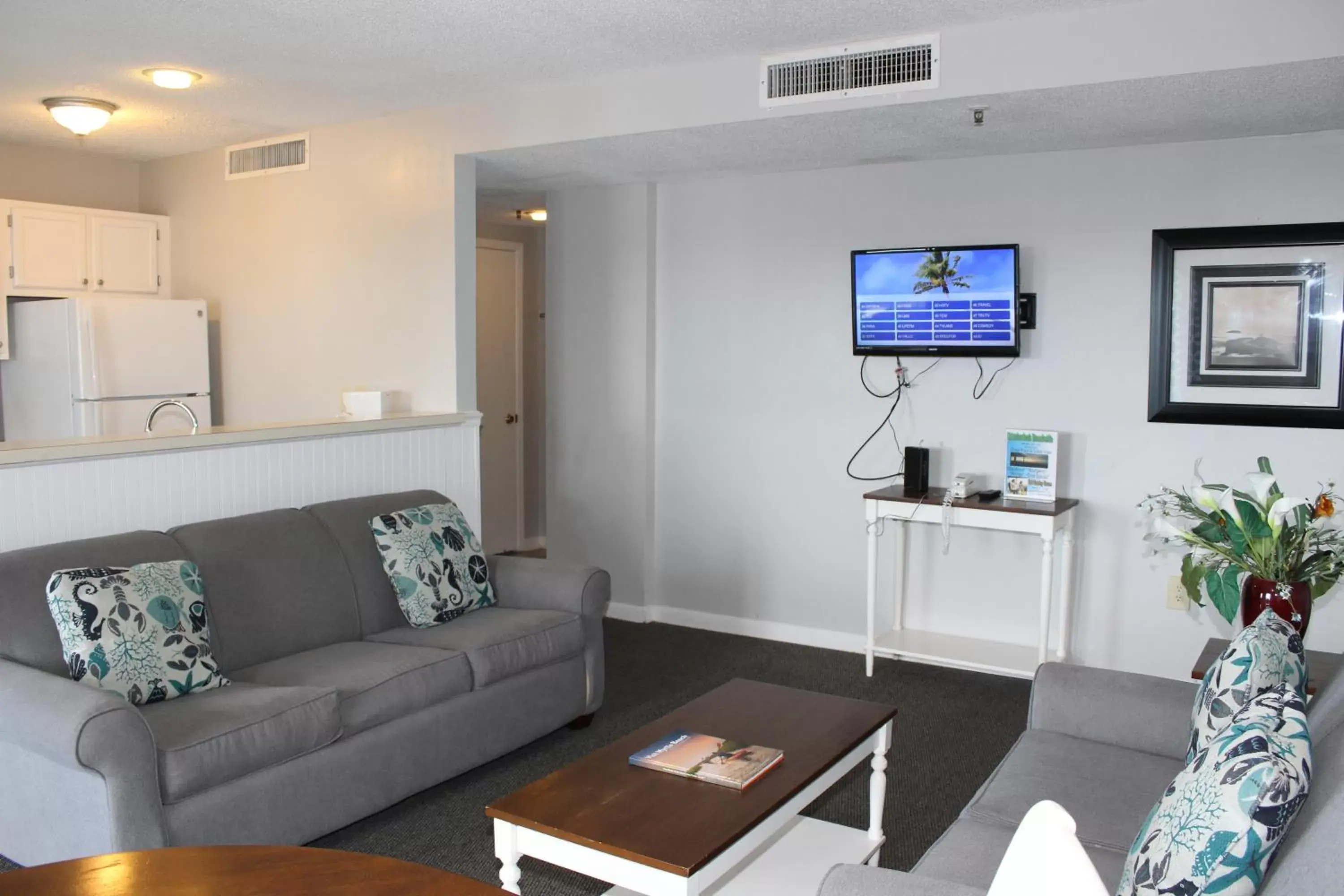 Living room, Seating Area in Myrtle Beach Resort