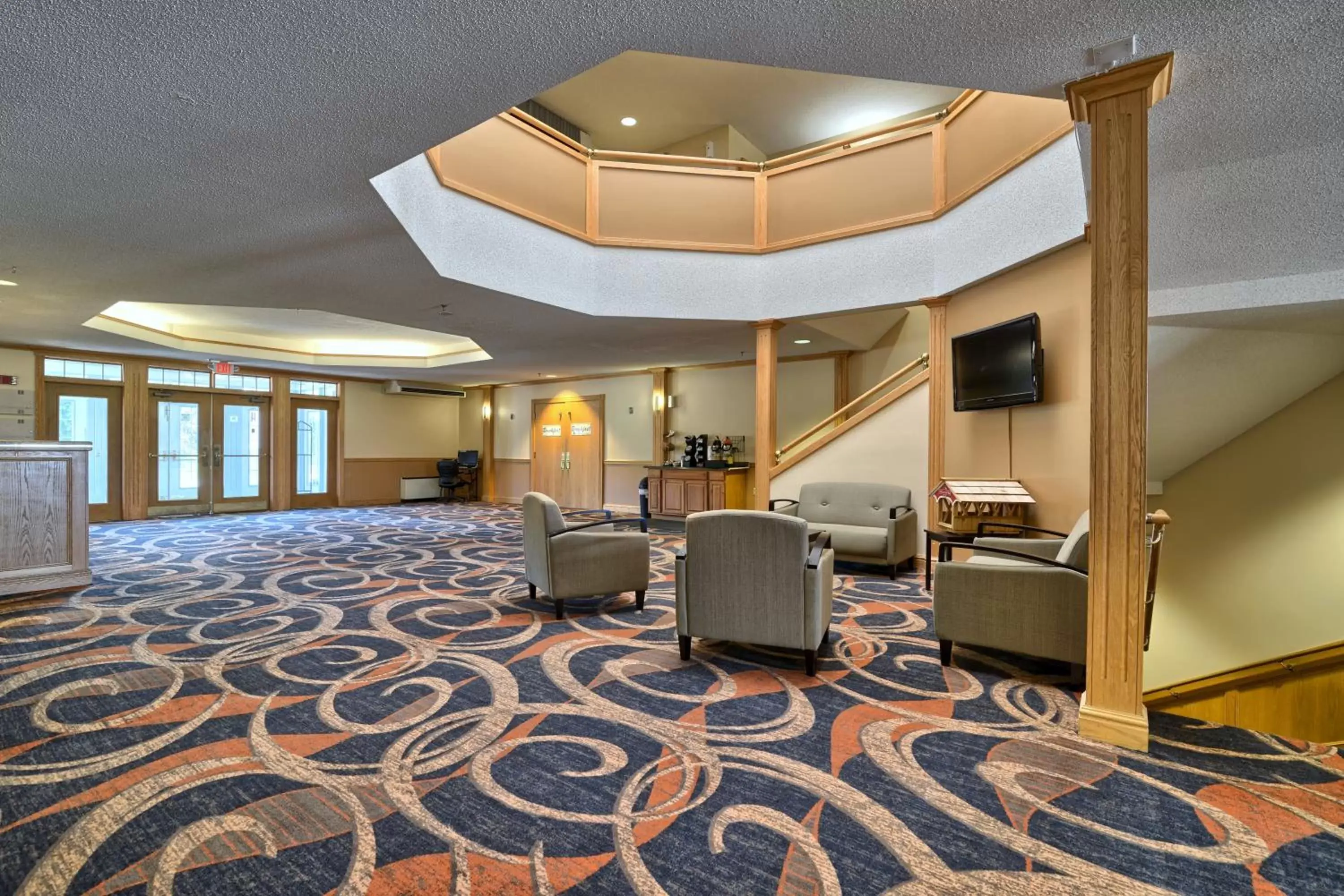 Lobby or reception in Cabot Inn & Suites Lobby or reception in Cabot Inn & Suites