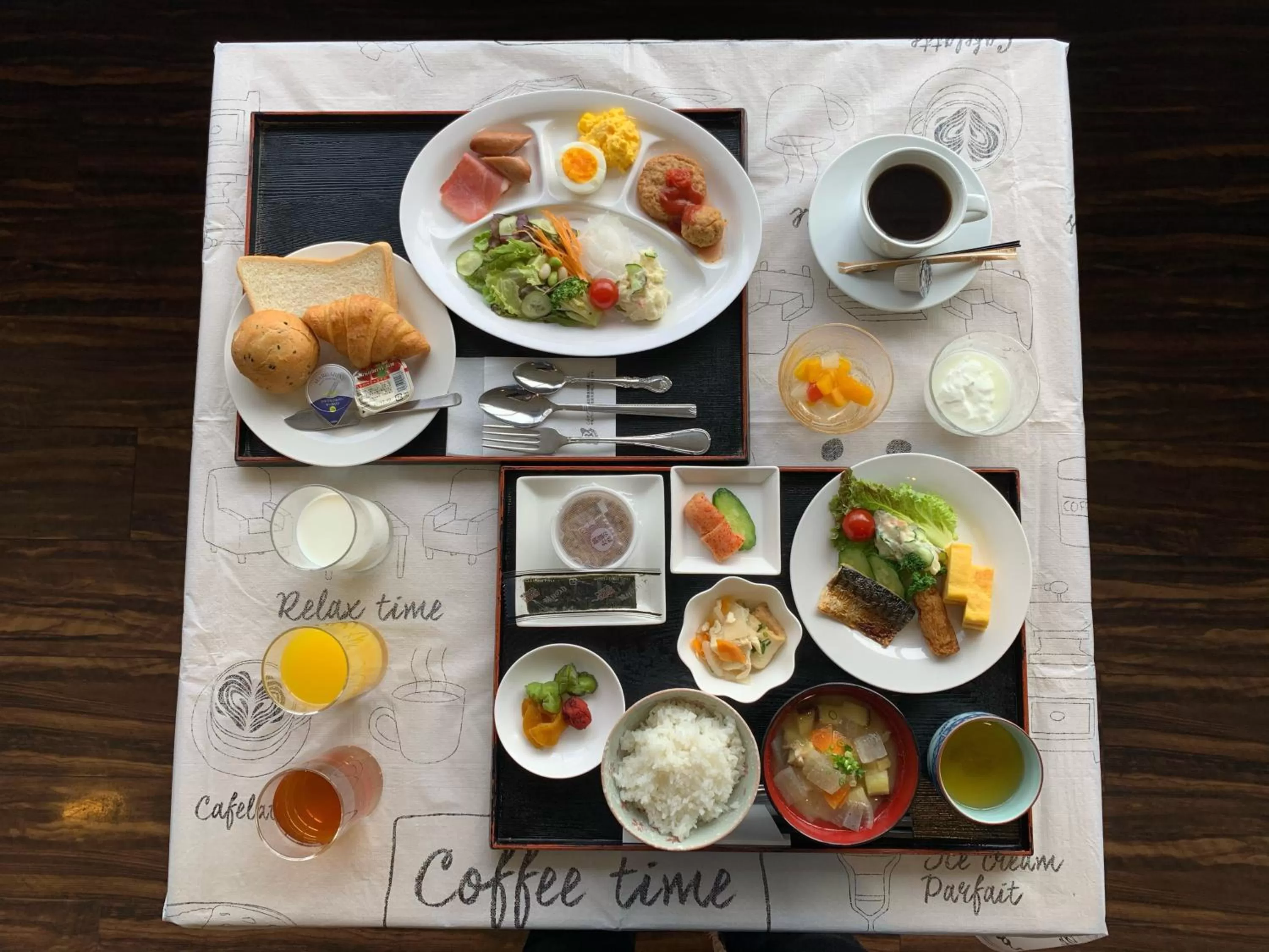 Breakfast in Green Rich Hotel Kagoshima Tenmonkan