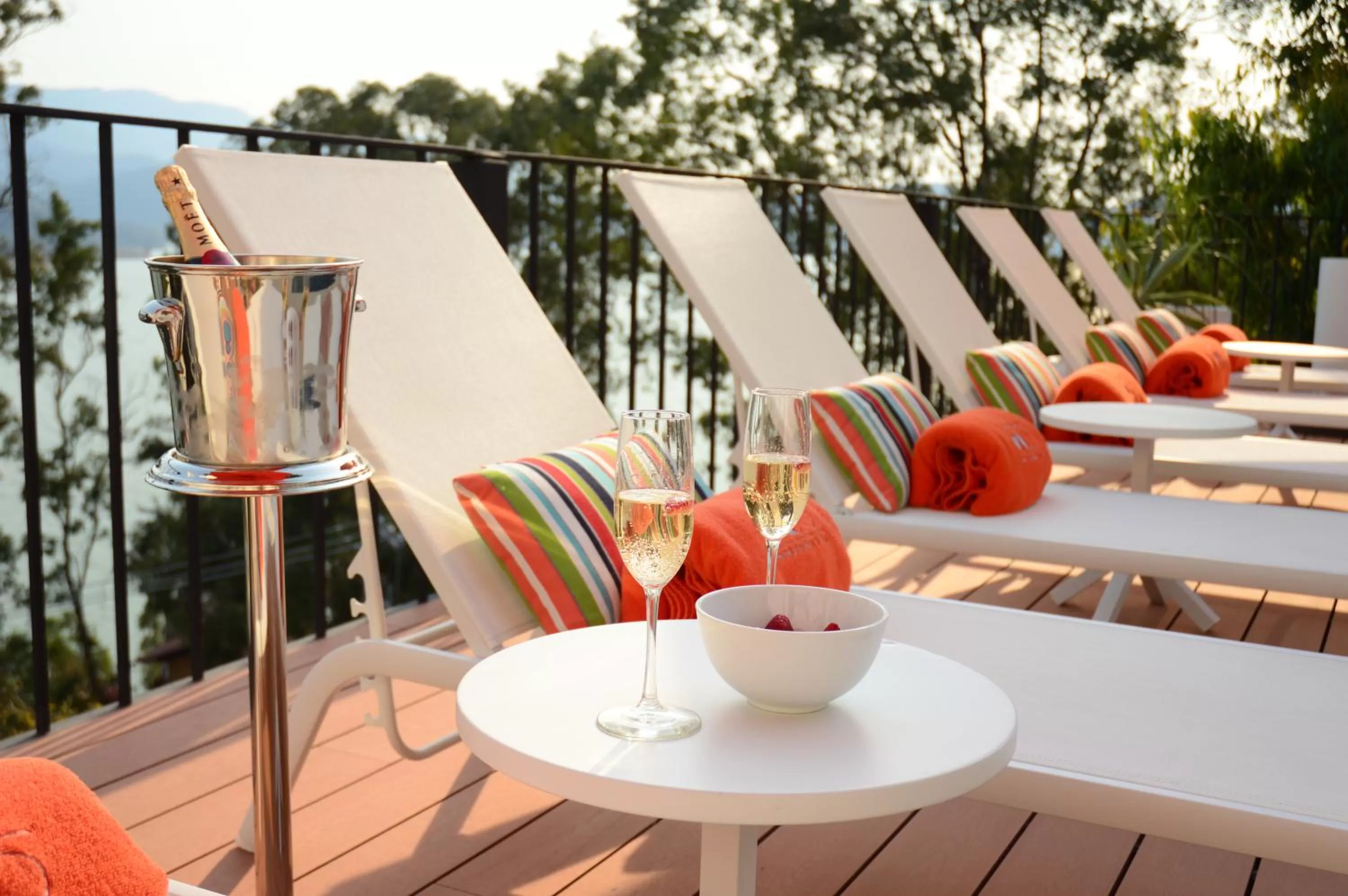 Balcony/Terrace in Danzaluna Hotel Boutique