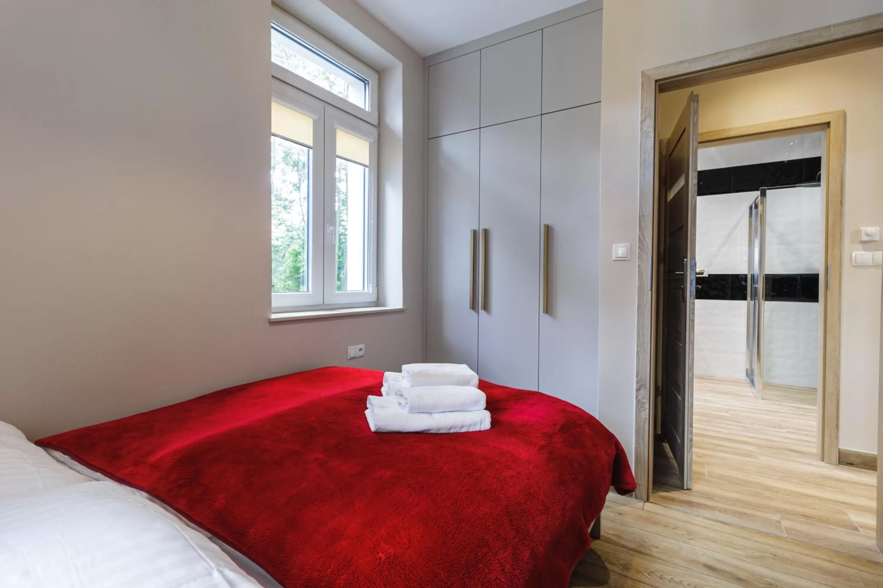 Bed in Jagiellońska Residence