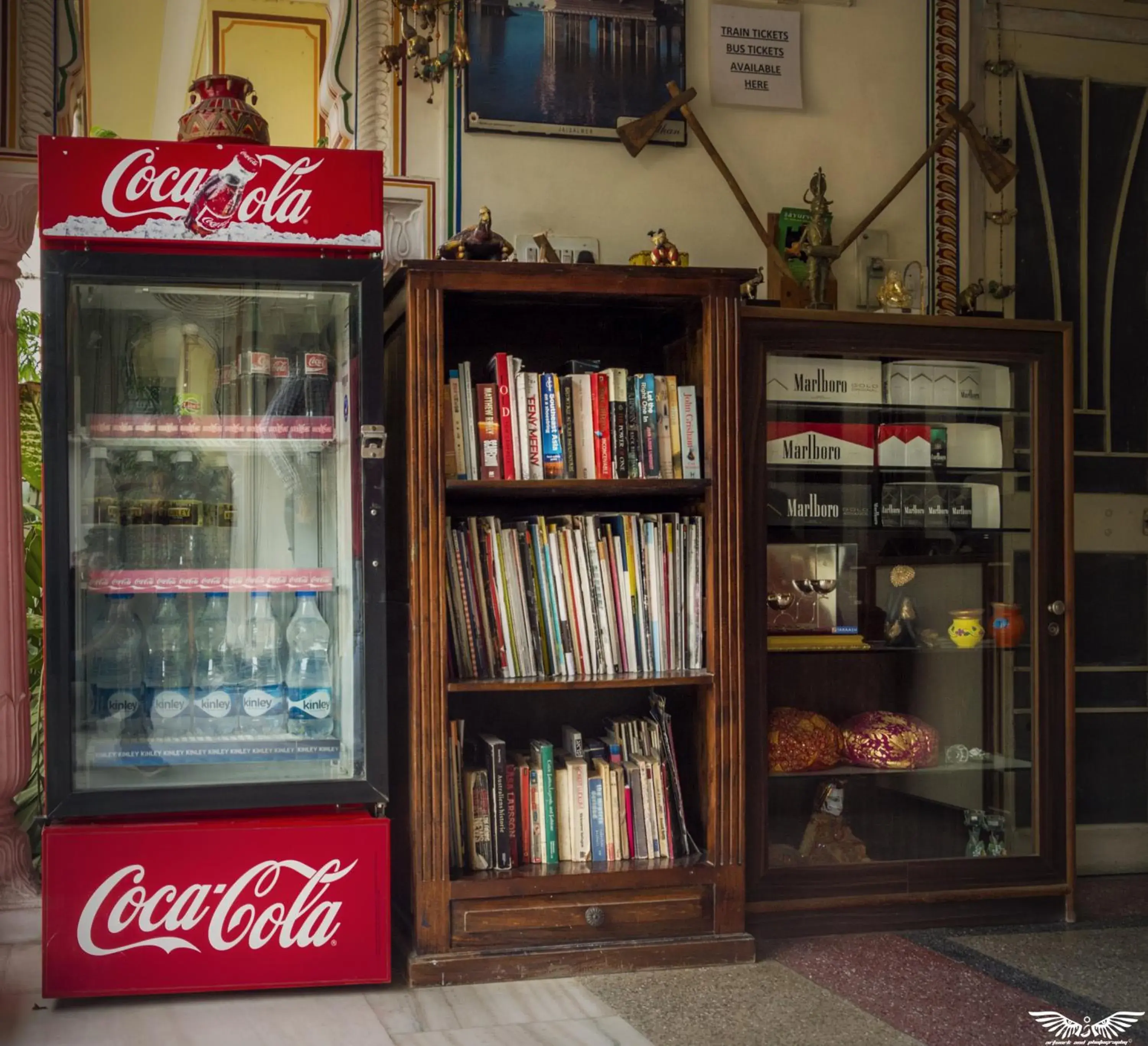 Library in Krishna Palace - A Heritage Hotel