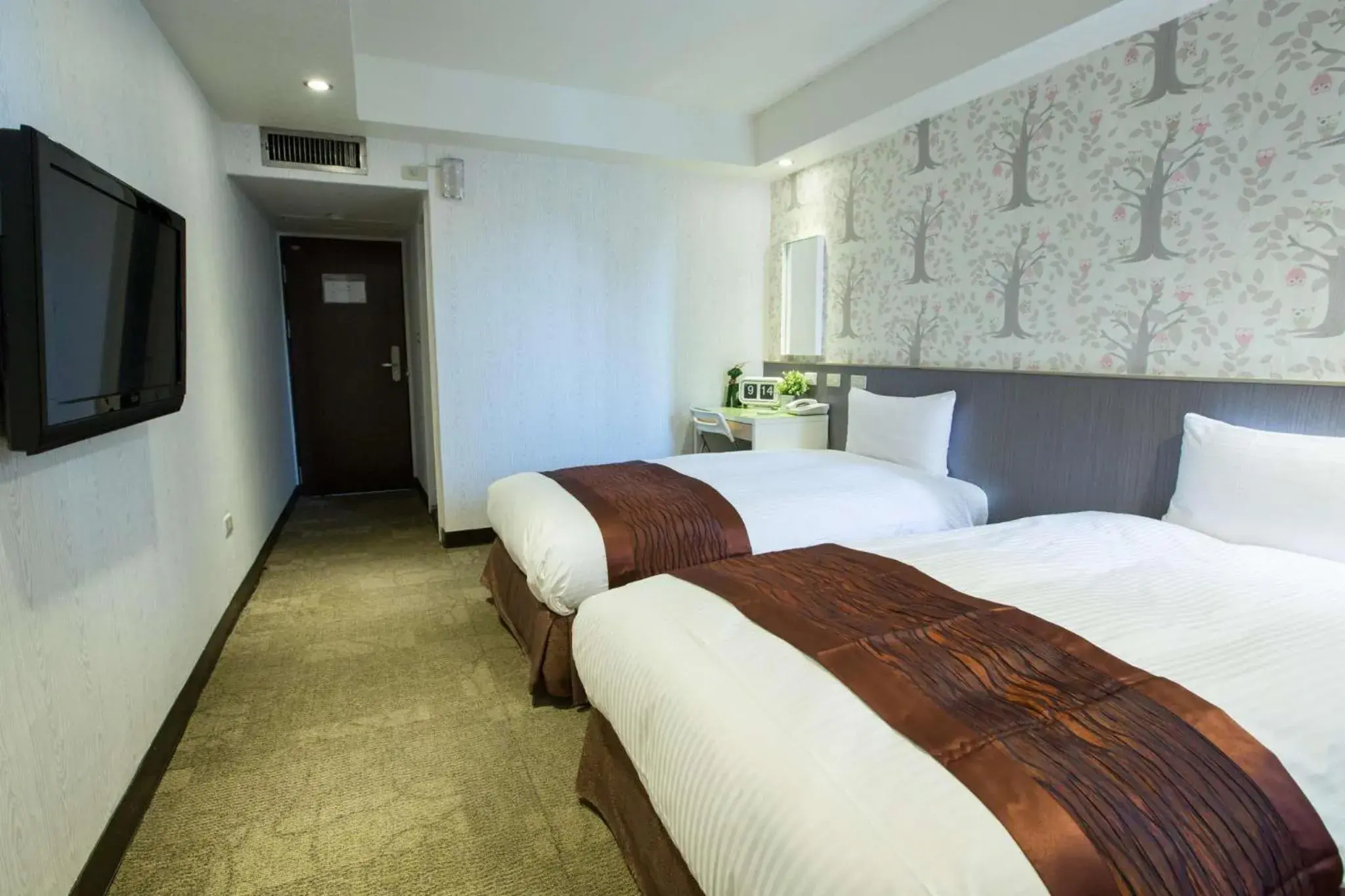 Bed in Ximen Relite Hotel