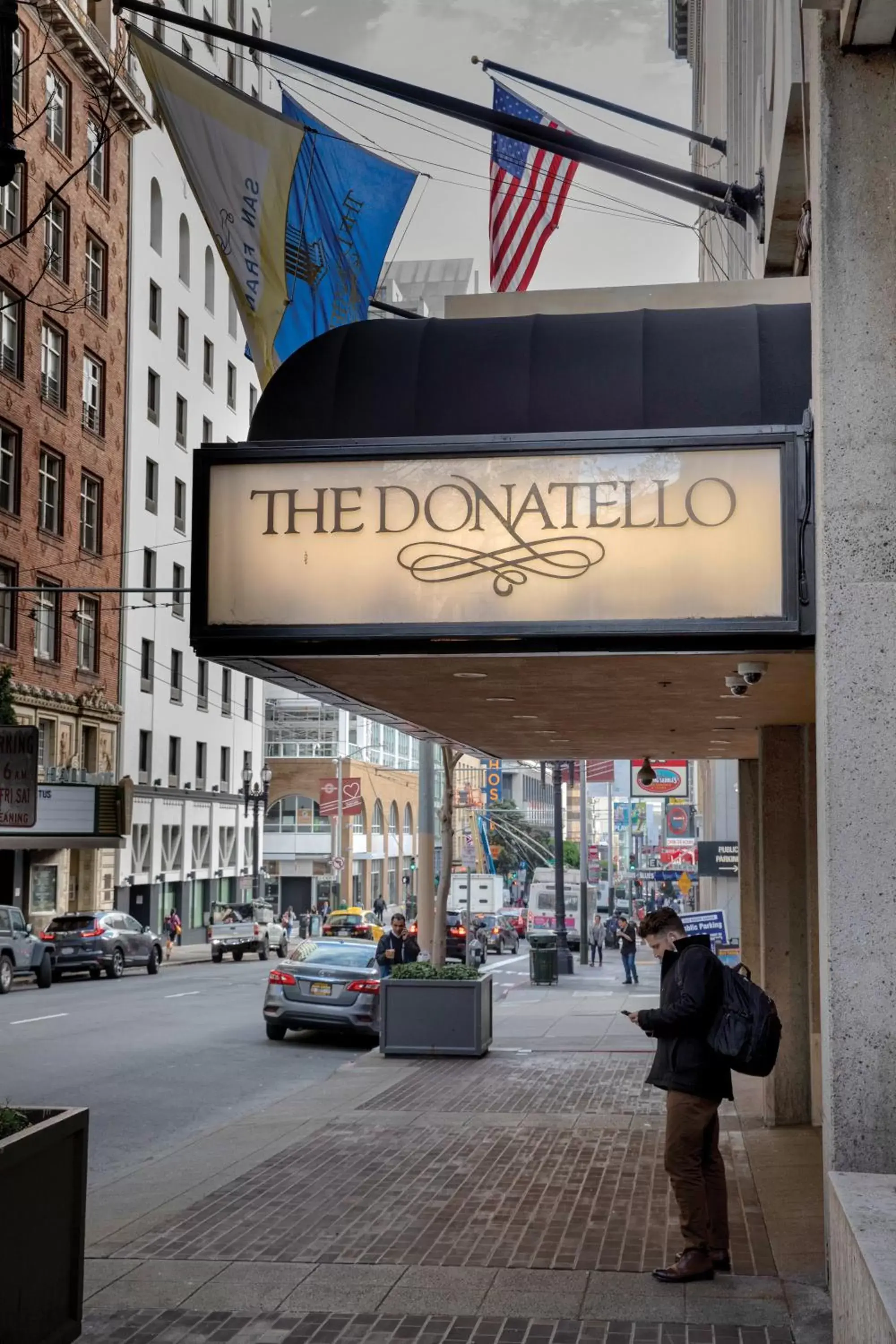 Facade/entrance in The Donatello Hotel