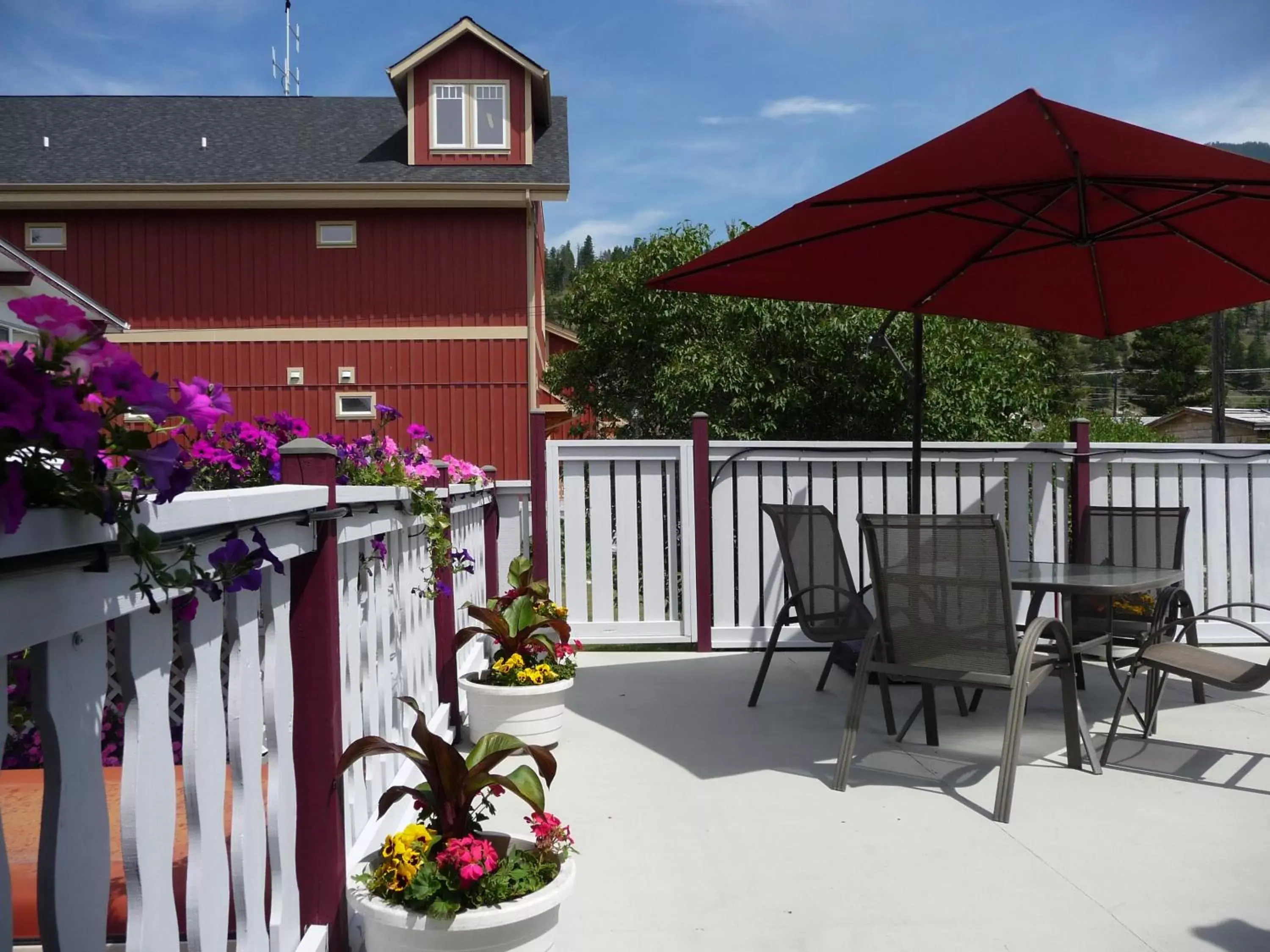 Patio, Balcony/Terrace in Mountain Springs Motel