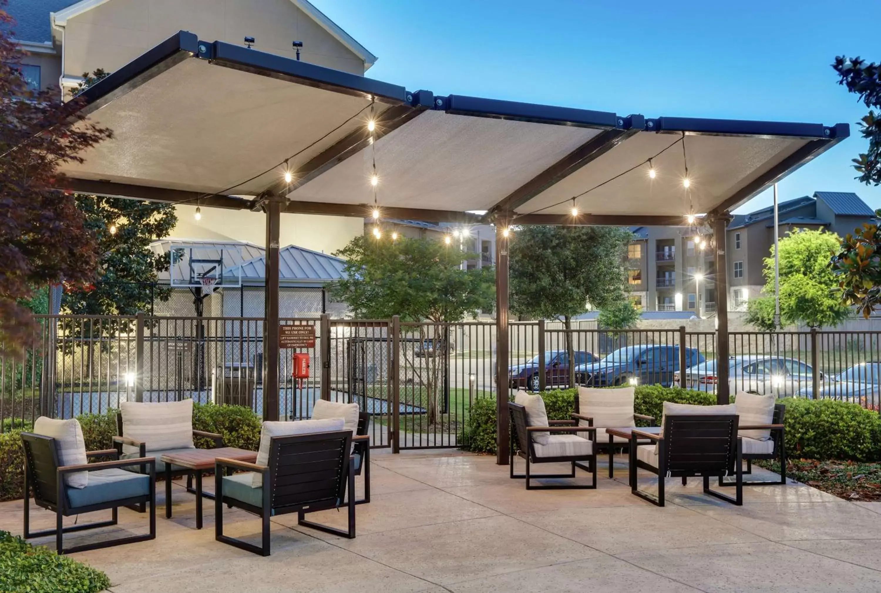 Patio in Homewood Suites by Hilton Dallas/Allen