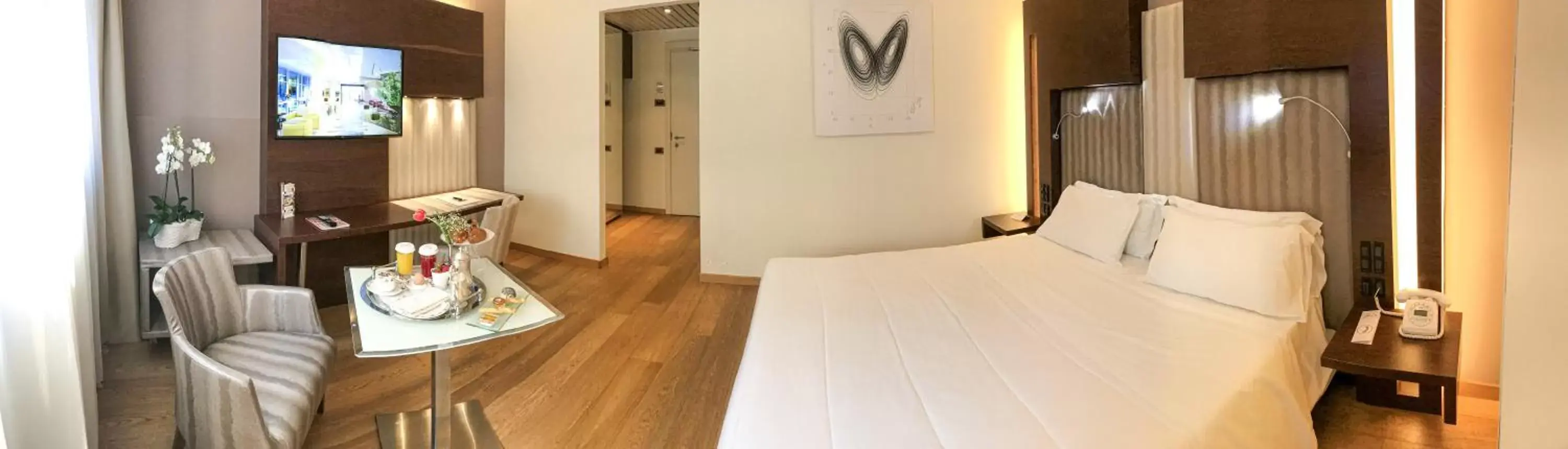 Bedroom, Bed in Art Hotel Navigli