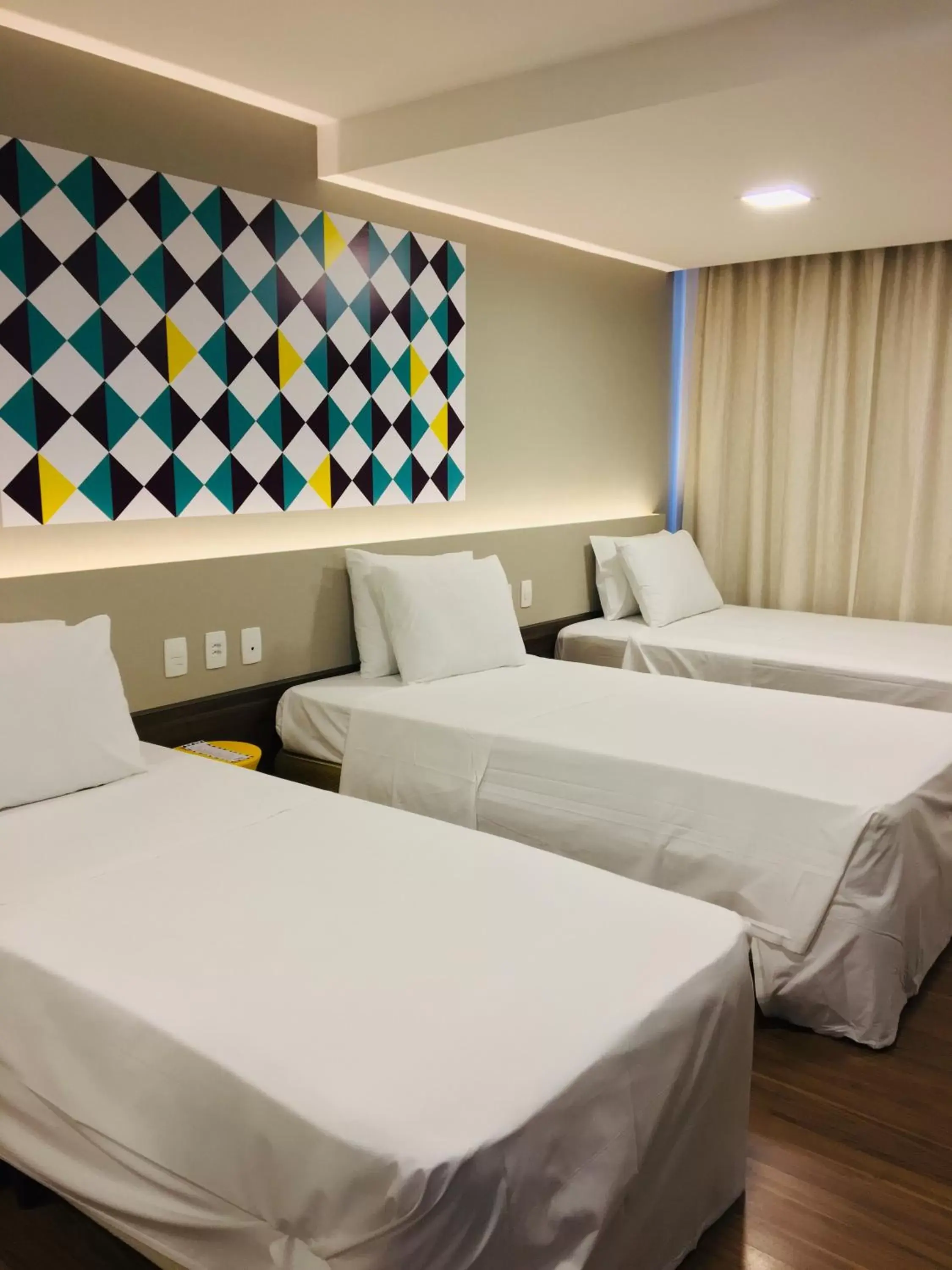 Bedroom, Bed in Master Express Cidade Baixa - Próximo à UFRGS e à Santa Casa