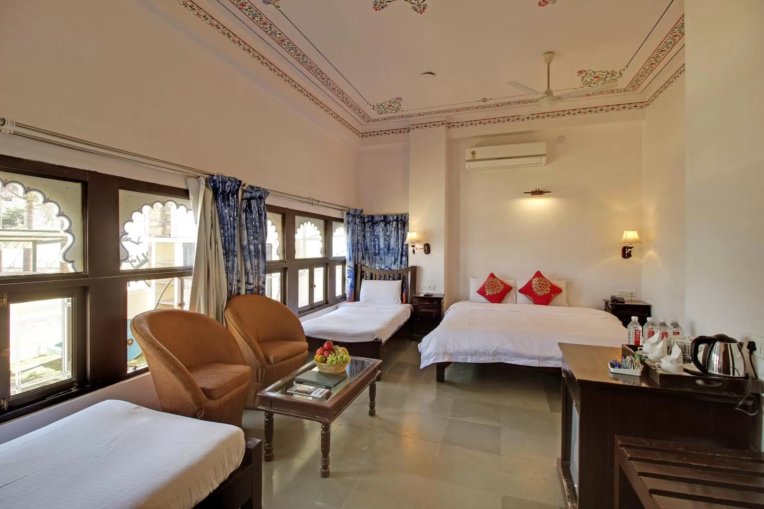 Bedroom in Panna Vilas - A Lake Facing Boutique Hotel